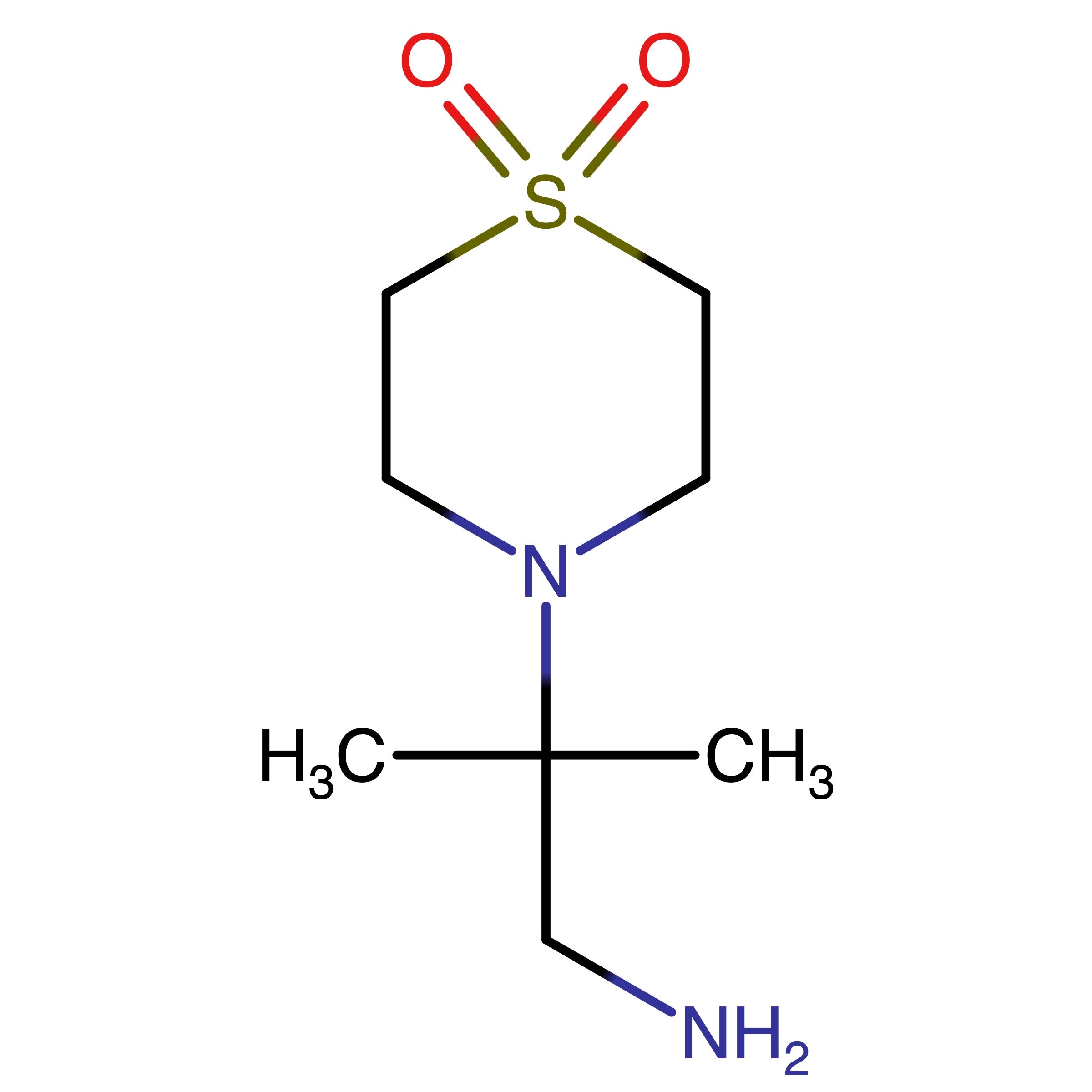 CAS RN 1153764-25-0 | 4_(1_Amino_2_methylpropan_2_yl)thiomorpholine 1,1_dioxide