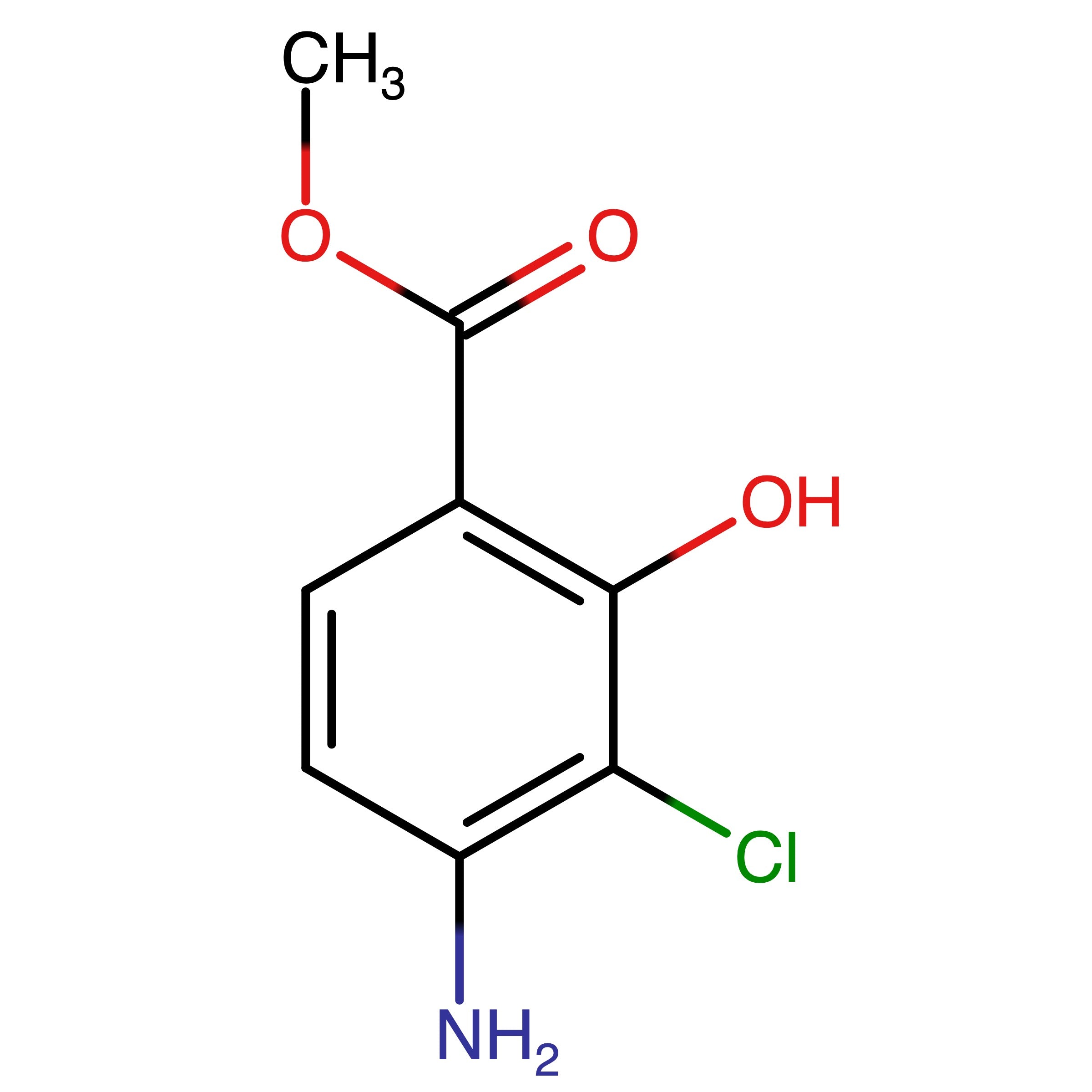 CAS RN 1154415-33-4 | Methyl 4-amino-3-chloro-2-hydroxybenzoate