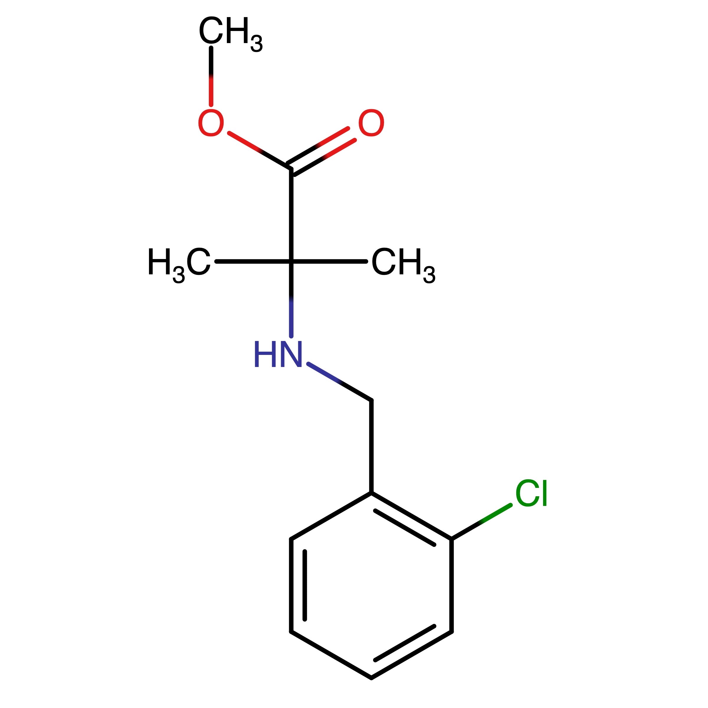 CAS RN 1157807-30-1 | Methyl 2-((2-chlorobenzyl)amino)-2-methylpropanoate