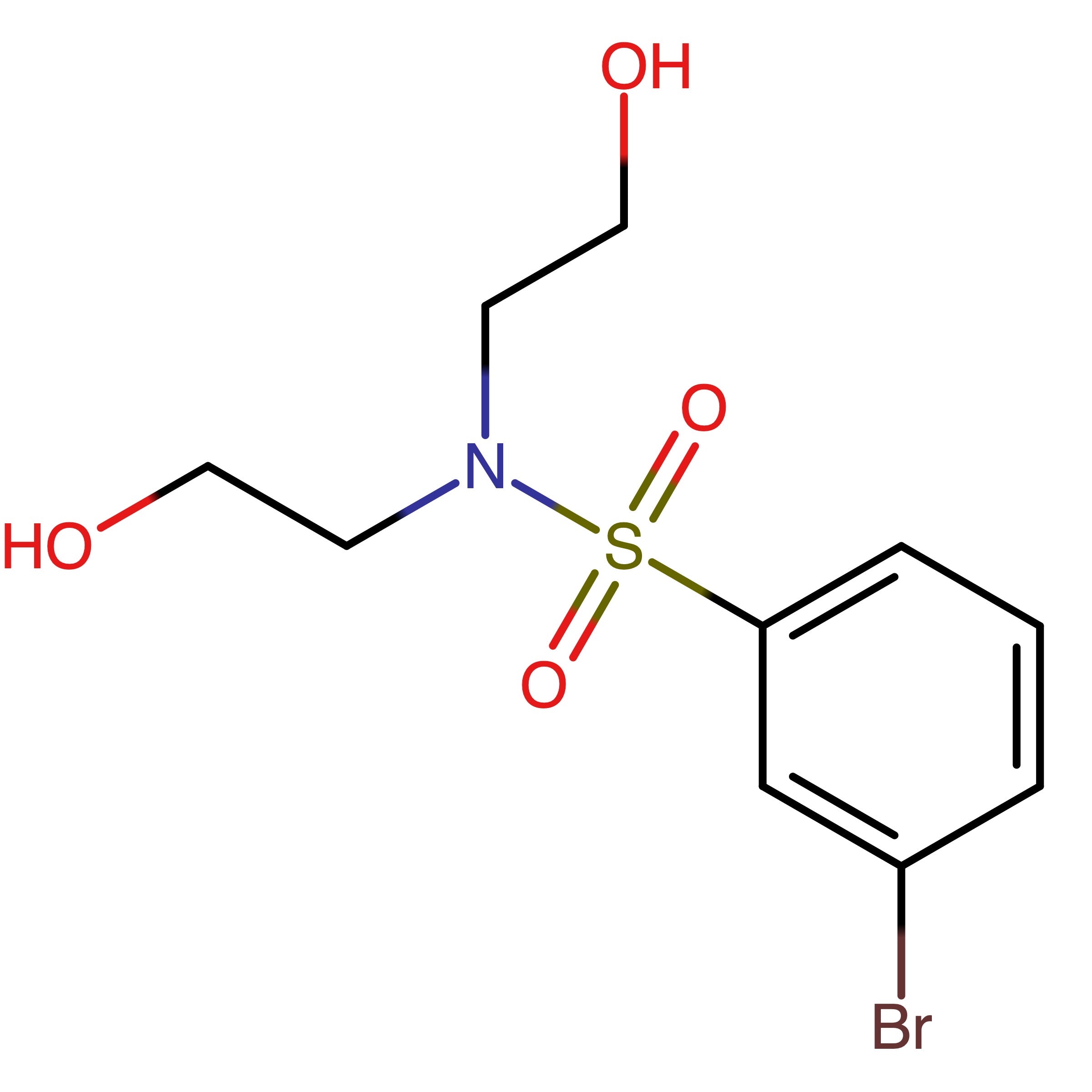 CAS RN 1159826-15-9 | 3-Bromo-N,N-bis(2-hydroxyethyl)benzenesulfonamide