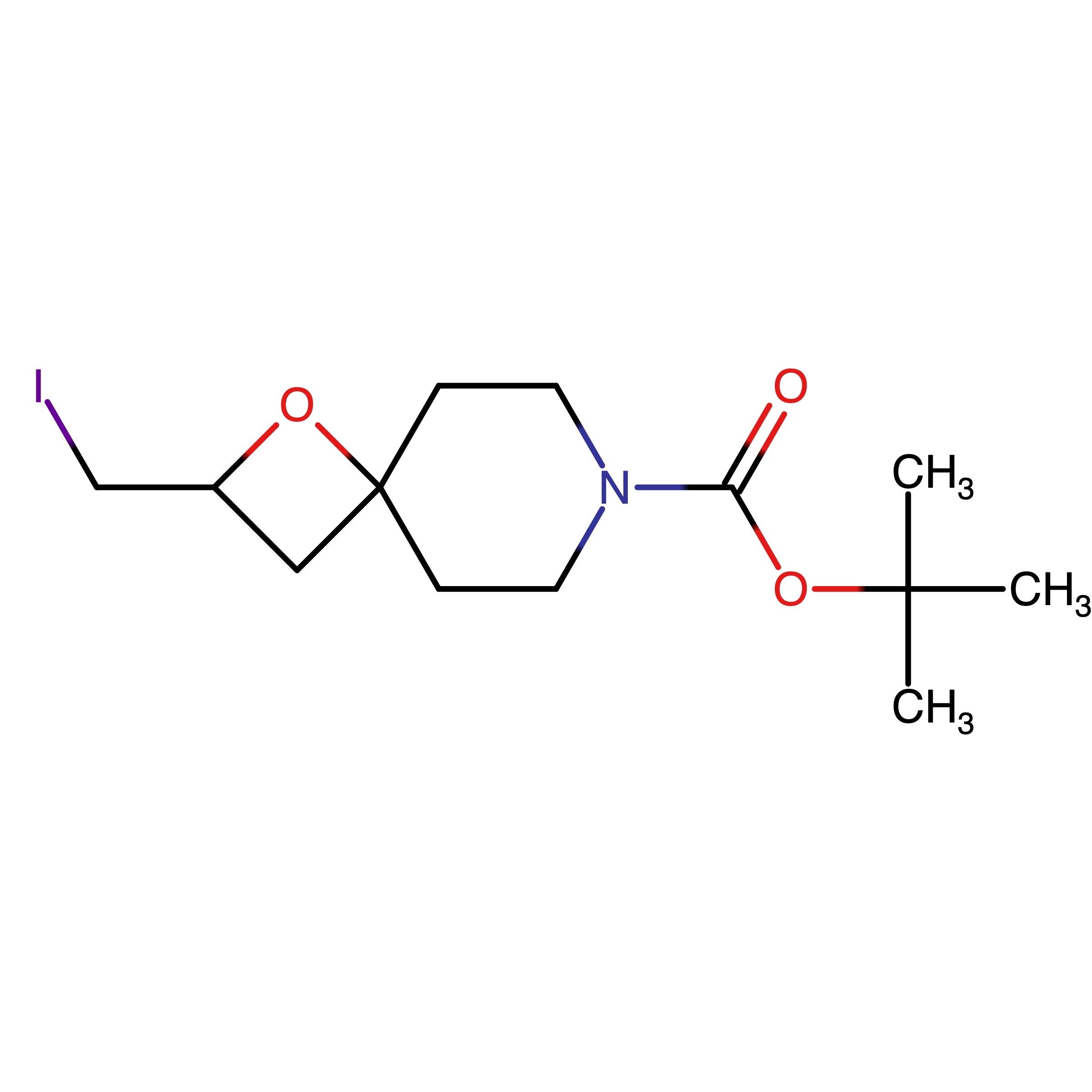 CAS RN 1160246-84-3 | tert-Butyl 2-(iodomethyl)-1-oxa-7-azaspiro[3.5]nonane-7-carboxylate | MFCD12198522