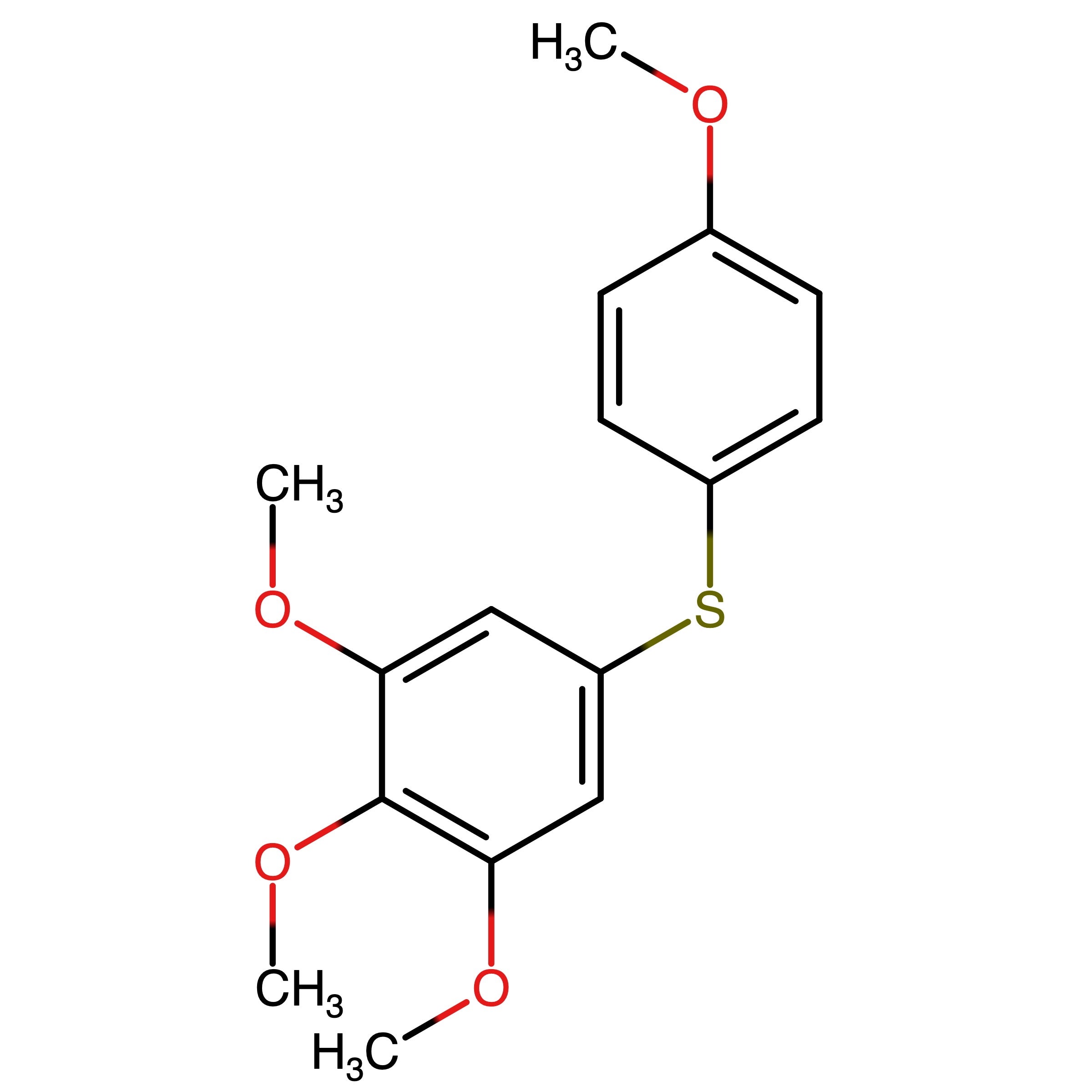 CAS RN 1160839-21-3 | (4-Methoxyphenyl)(3,4,5-trimethoxyphenyl)sulfane