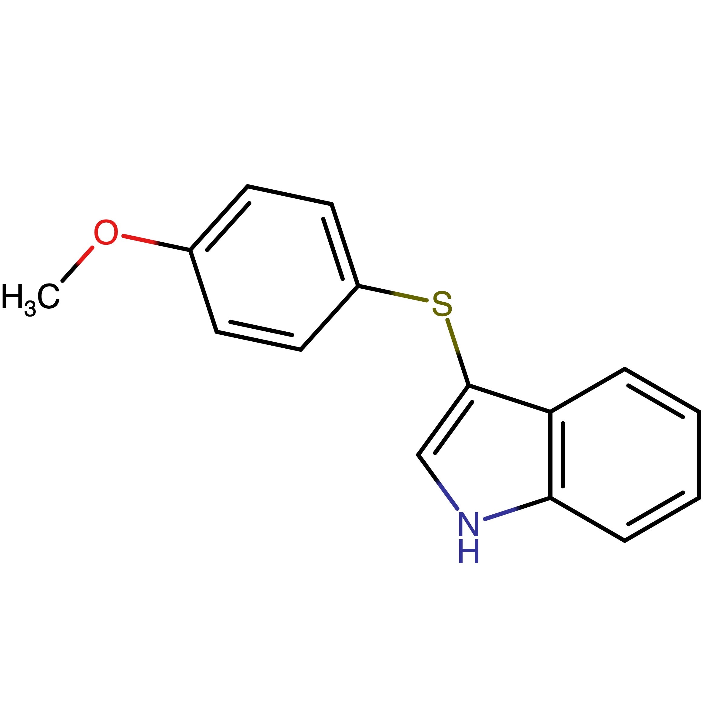 CAS RN 116757-20-1 | 3-((4-Methoxyphenyl)thio)-1H-indole