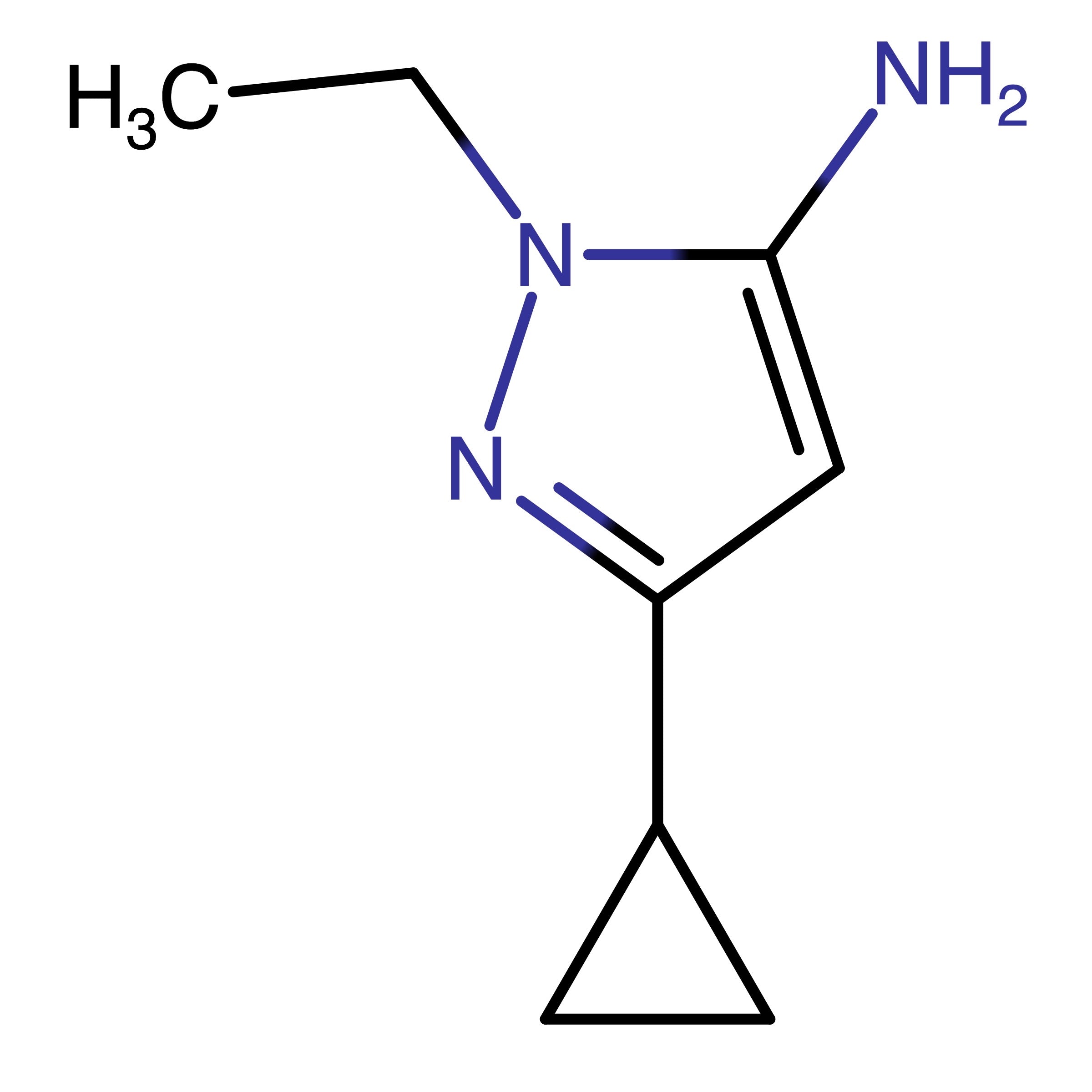 CAS RN 1172505-99-5 | 3-Cyclopropyl-1-ethyl-1H-pyrazol-5-amine | MFCD09834279