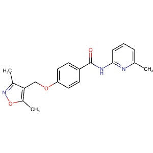 1174841-64-5 | 4-((3,5-Dimethylisoxazol-4-yl)methoxy)-N-(6-methylpyridin-2-yl)benzamide - Hoffman Fine Chemicals