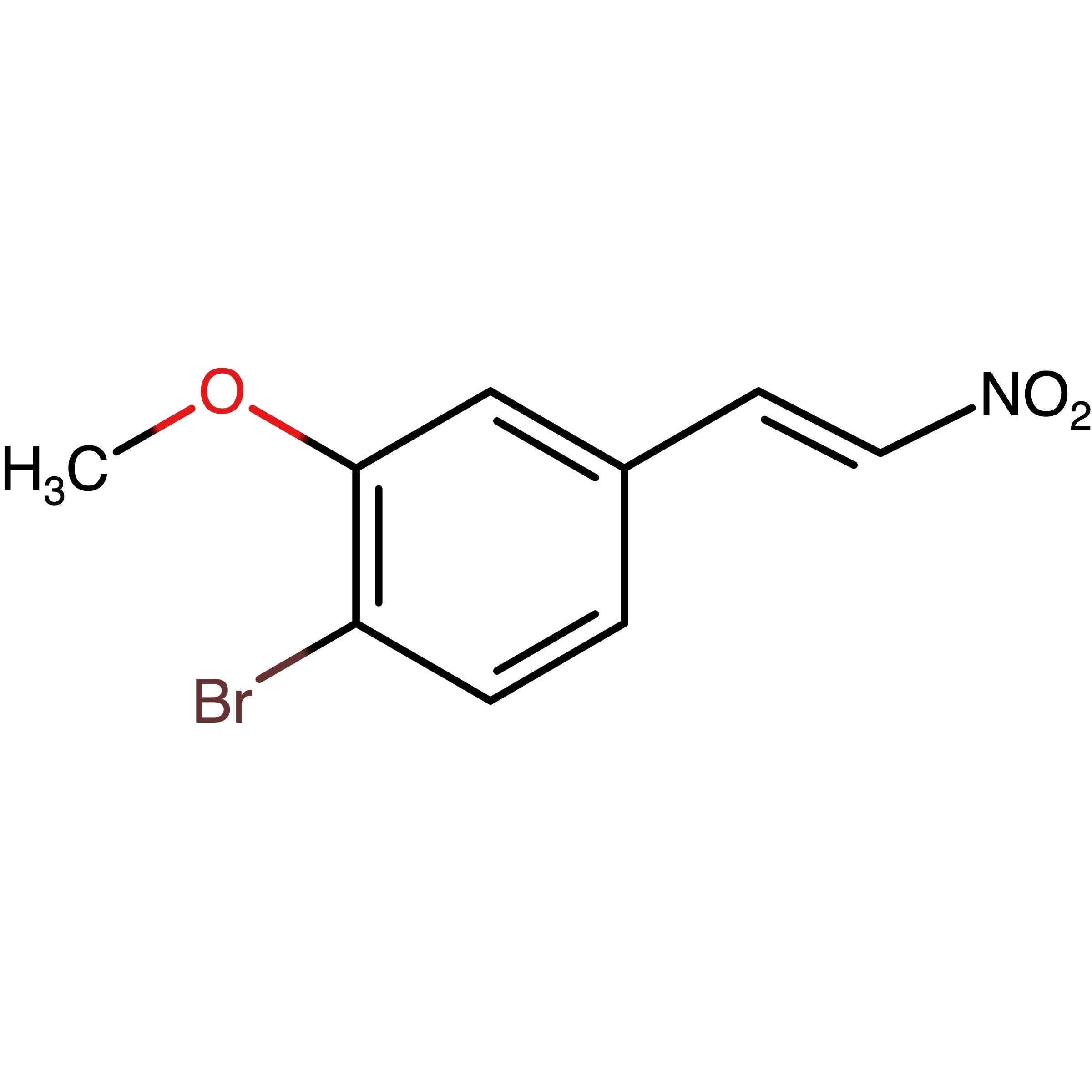 CAS RN 1177015-72-3 | 1-Bromo-2-methoxy-4-((E)-2-nitro-vinyl)-benzene