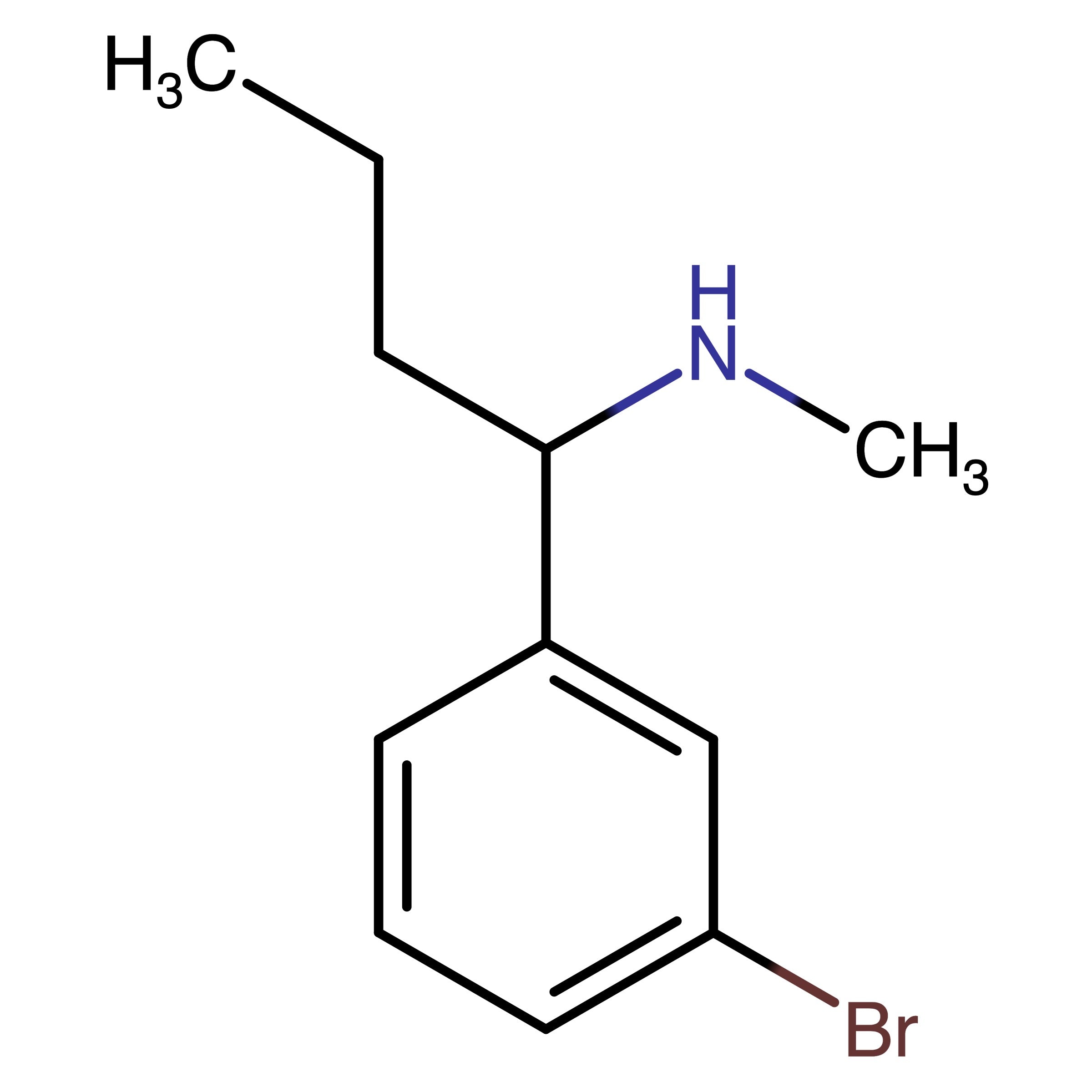 CAS RN 1179909-91-1 | 1-(3-Bromophenyl)-N-methylbutan-1-amine