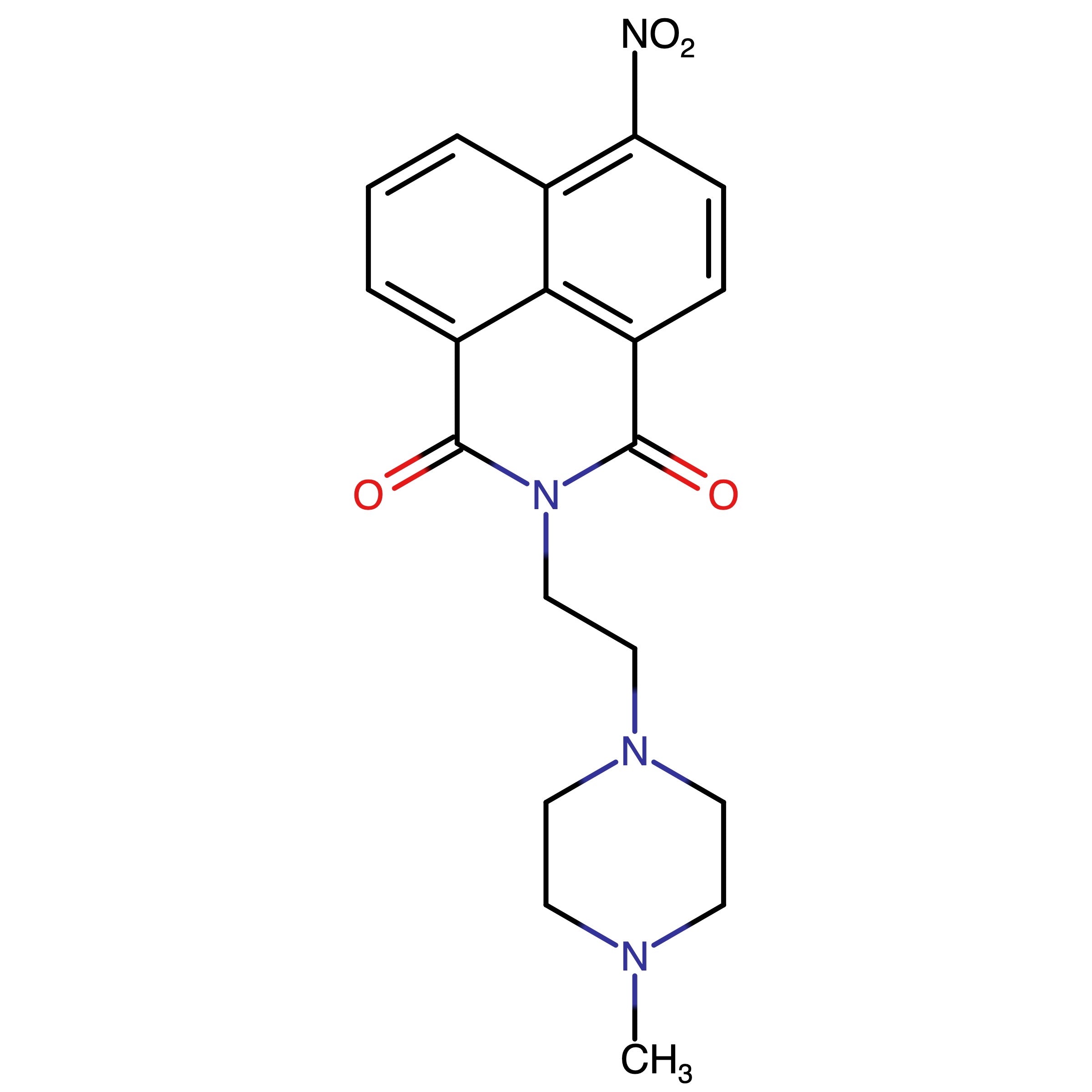 CAS RN 1185993-22-9 | N-[2-(4-Methyl-piperazino)-ethyl]-4-nitro-1,8-naphthalimide