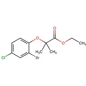 1187627-09-3 | Ethyl 2-(2-bromo-4-chlorophenoxy)-2-methylpropanoate - Hoffman Fine Chemicals