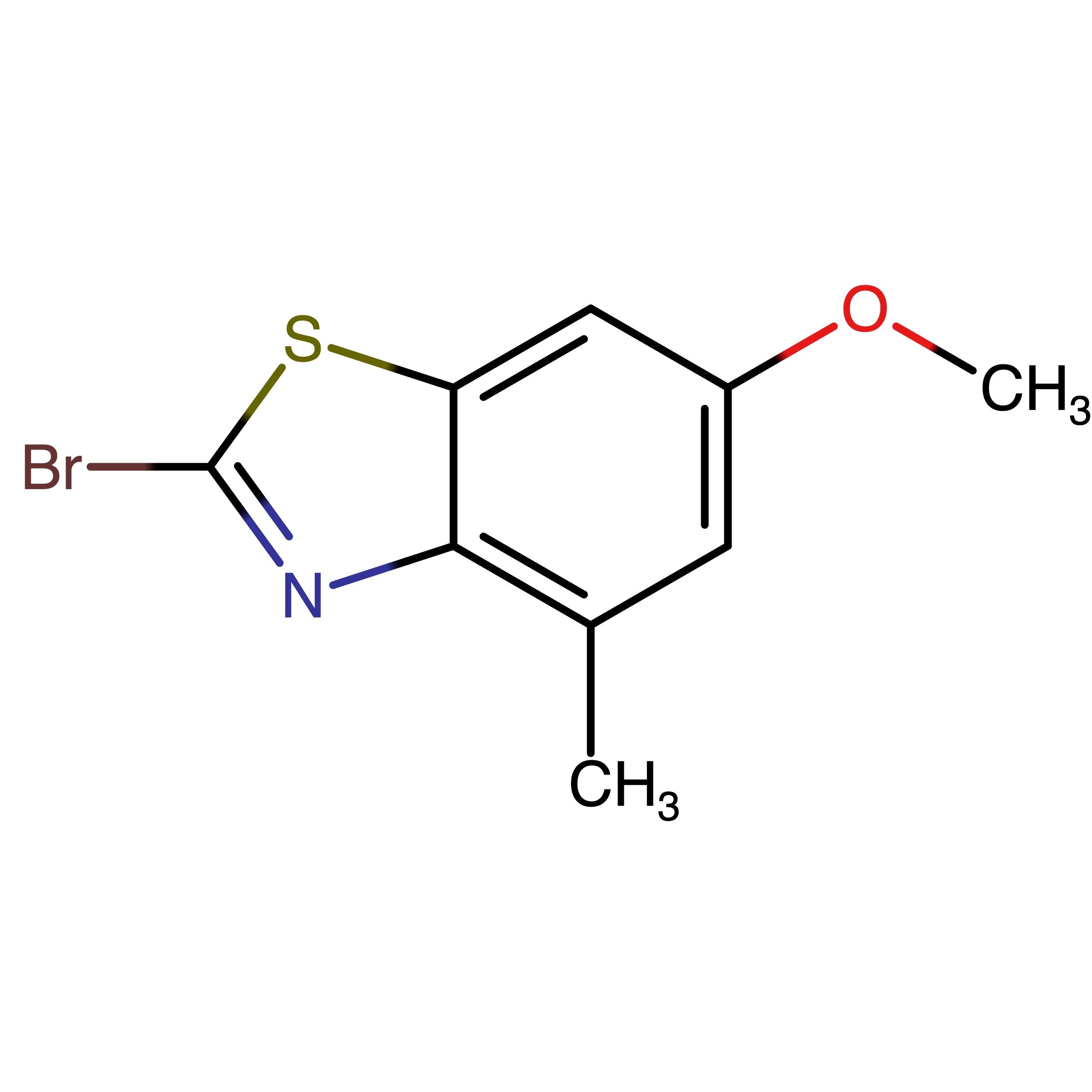 CAS RN 1188045-69-3 | 2-Bromo-6-methoxy-4-methylbenzo[d]thiazole