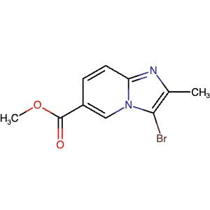 1188506-33-3 | Methyl 3-bromo-2-methylimidazo[1,2-a]pyridine-6-carboxylate - Hoffman Fine Chemicals