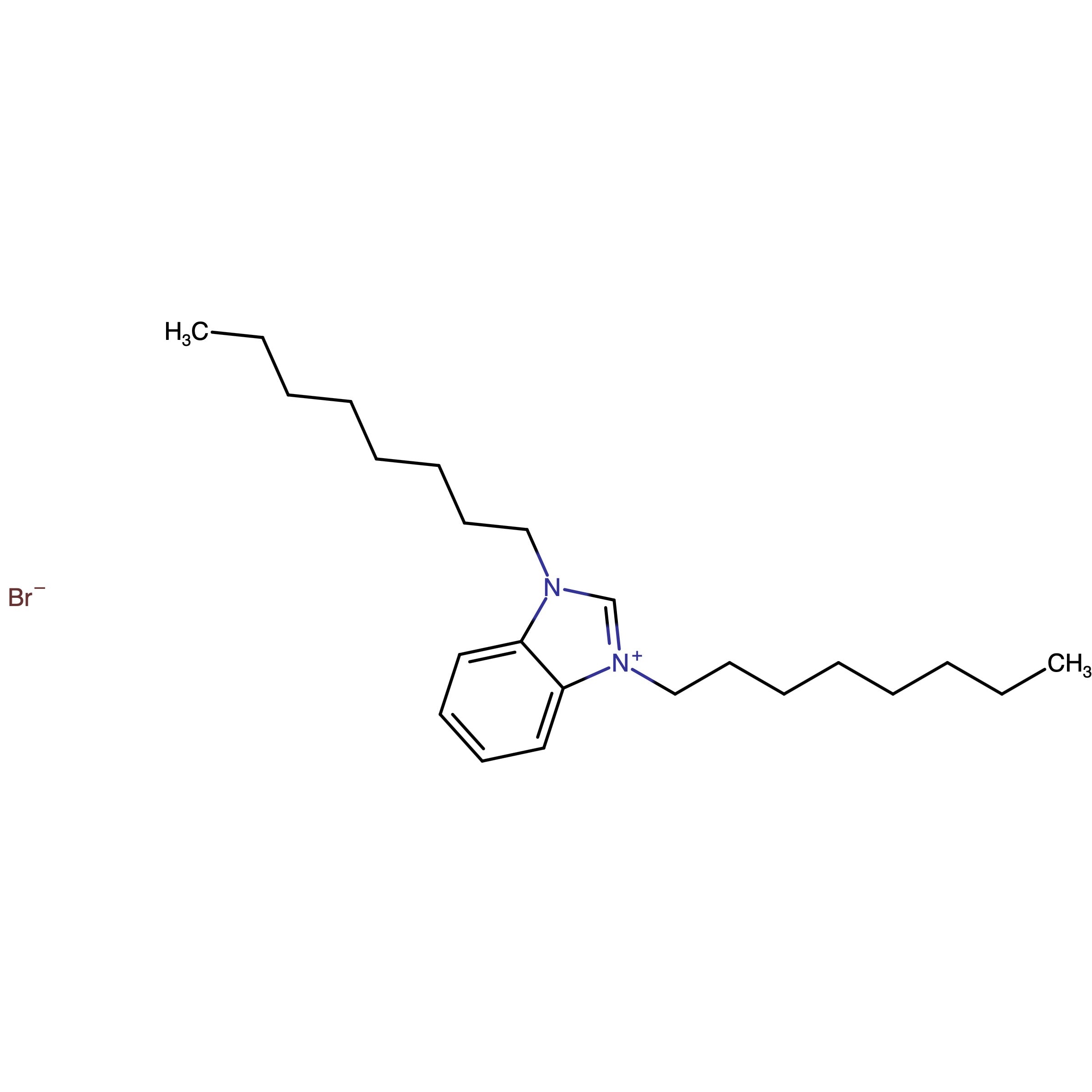 CAS RN 119074-95-2 | 1,3-Dioctylbenzimidazol-3-ium bromide