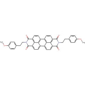 119215-14-4 | 2,9-Bis(4-methoxyphenethyl)anthra[2,1,9-def:6,5,10-d'e'f']diisoquinoline-1,3,8,10(2H,9H)-tetraone - Hoffman Fine Chemicals