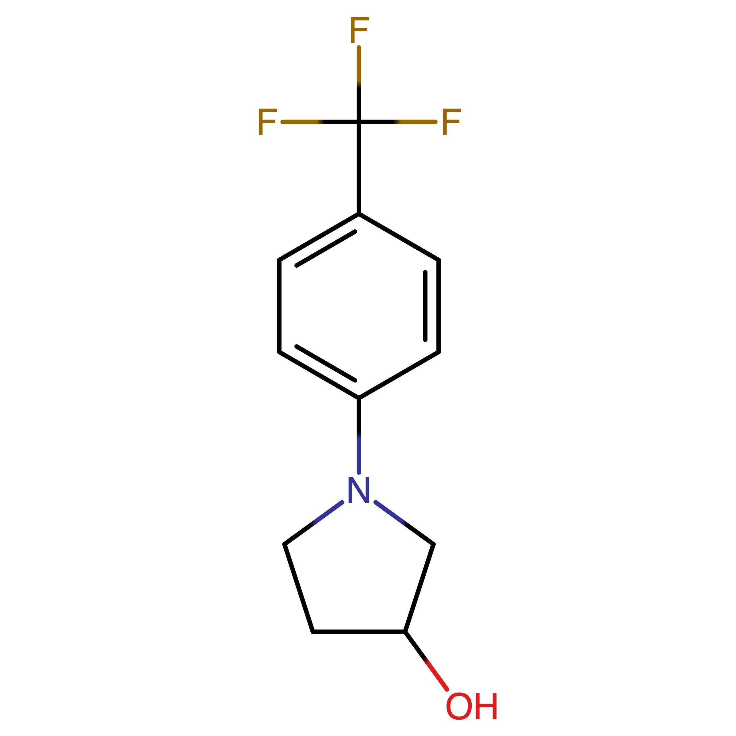 CAS RN 1198181-10-0 | (1-(4-(Trifluoromethyl)phenyl)pyrrolidin-3-ol) | MFCD17248760