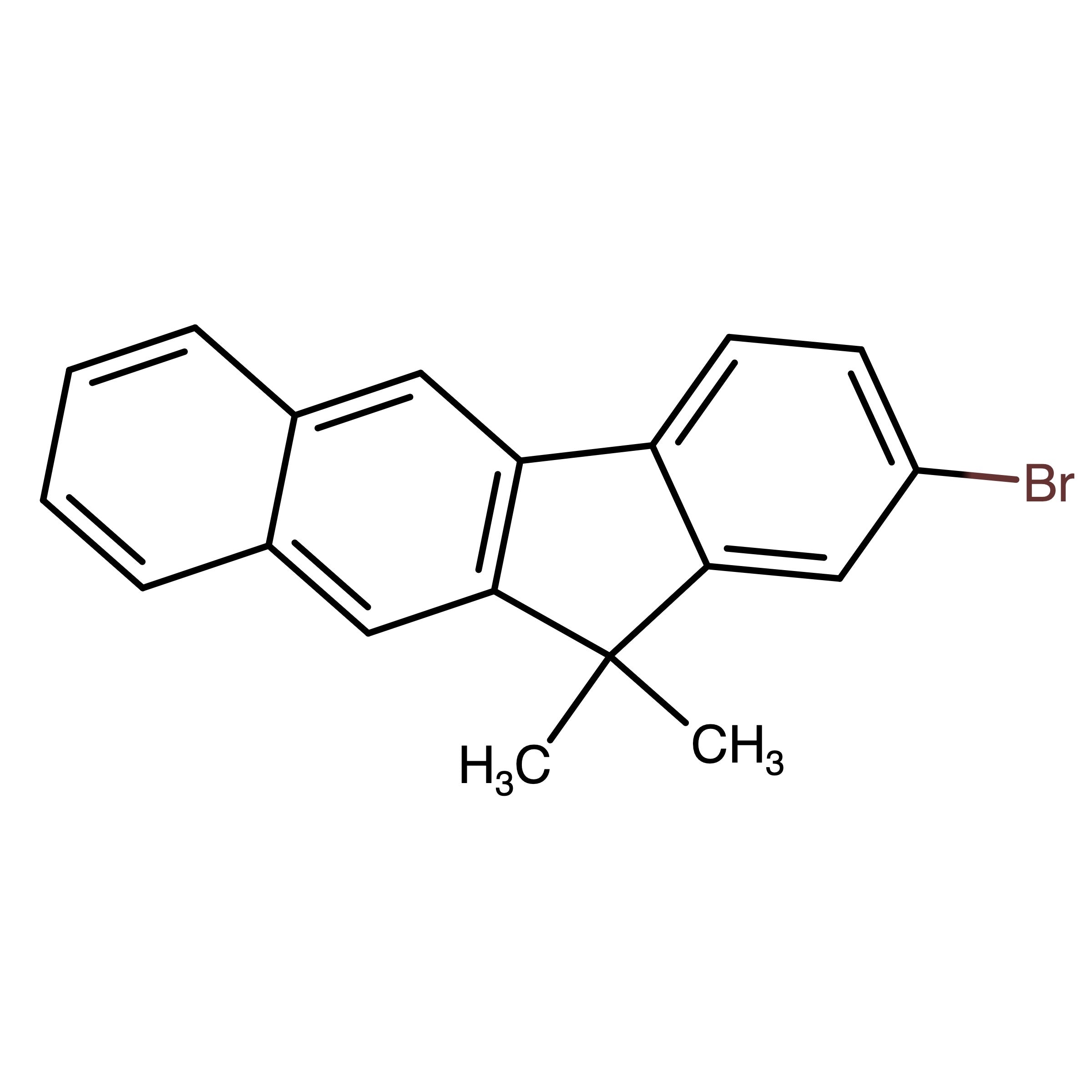 CAS RN 1198396-39-2 | 2-Bromo-11,11-dimethyl-11H-benzo[b]fluorene | MFCD28716947