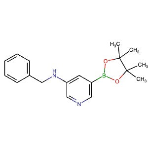 1201645-45-5 | N-Benzyl-5-(4,4,5,5-tetramethyl-1,3,2-dioxaborolan-2-yl)pyridin-3-amine - Hoffman Fine Chemicals