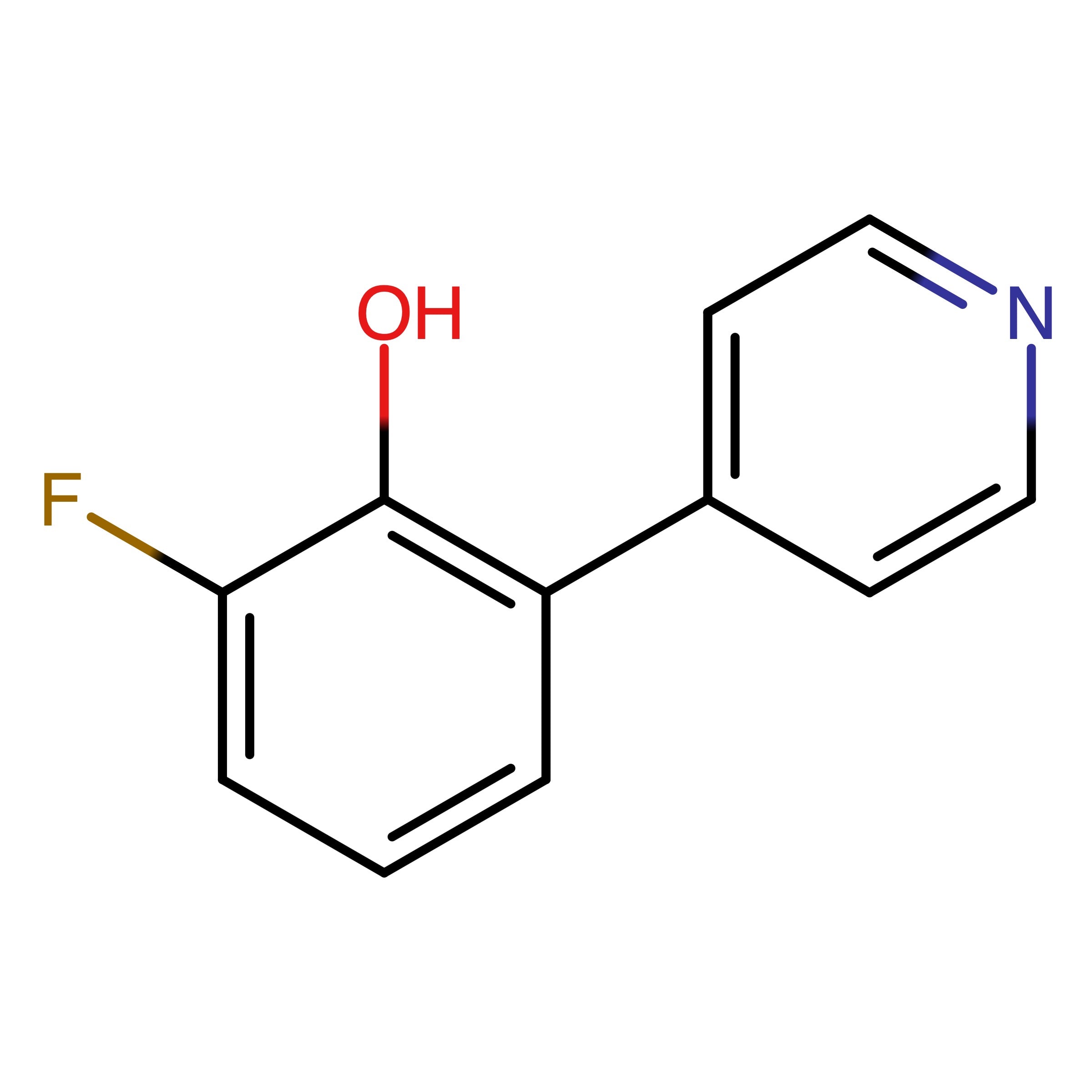 CAS RN 1202677-49-3 | 2-Fluoro-6-(pyridin-4-yl)phenol | MFCD15475682