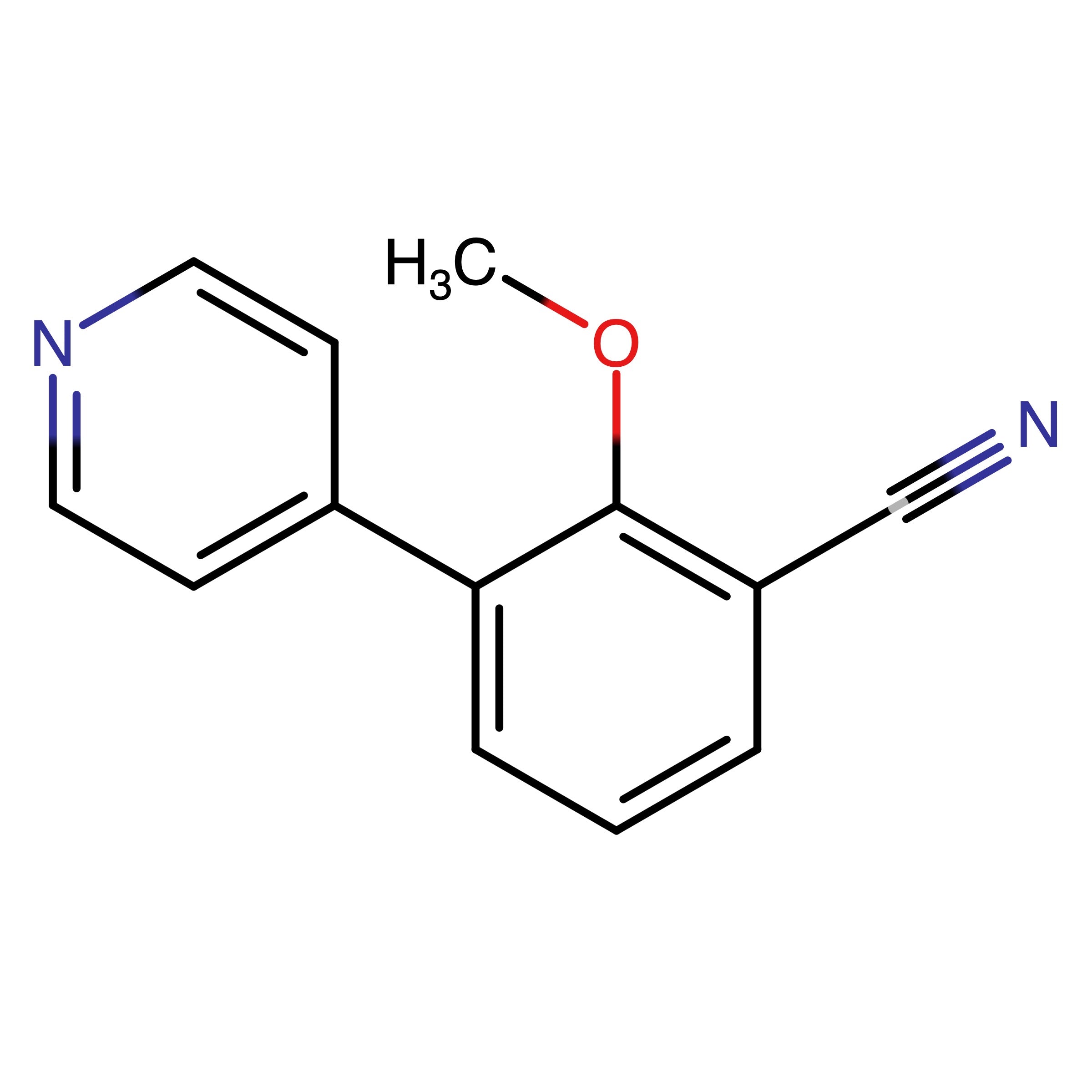 CAS RN 1202677-56-2 | 2_Methoxy_3_pyridin_4_yl_benzonitrile