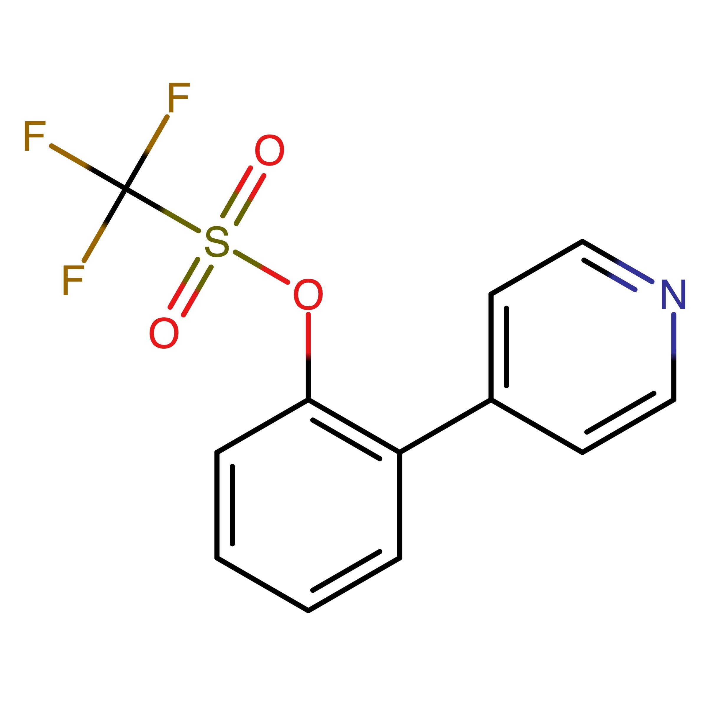 CAS RN 1202677-63-1 | 2_(Pyridin_4_yl)phenyl trifluoromethanesulfonate