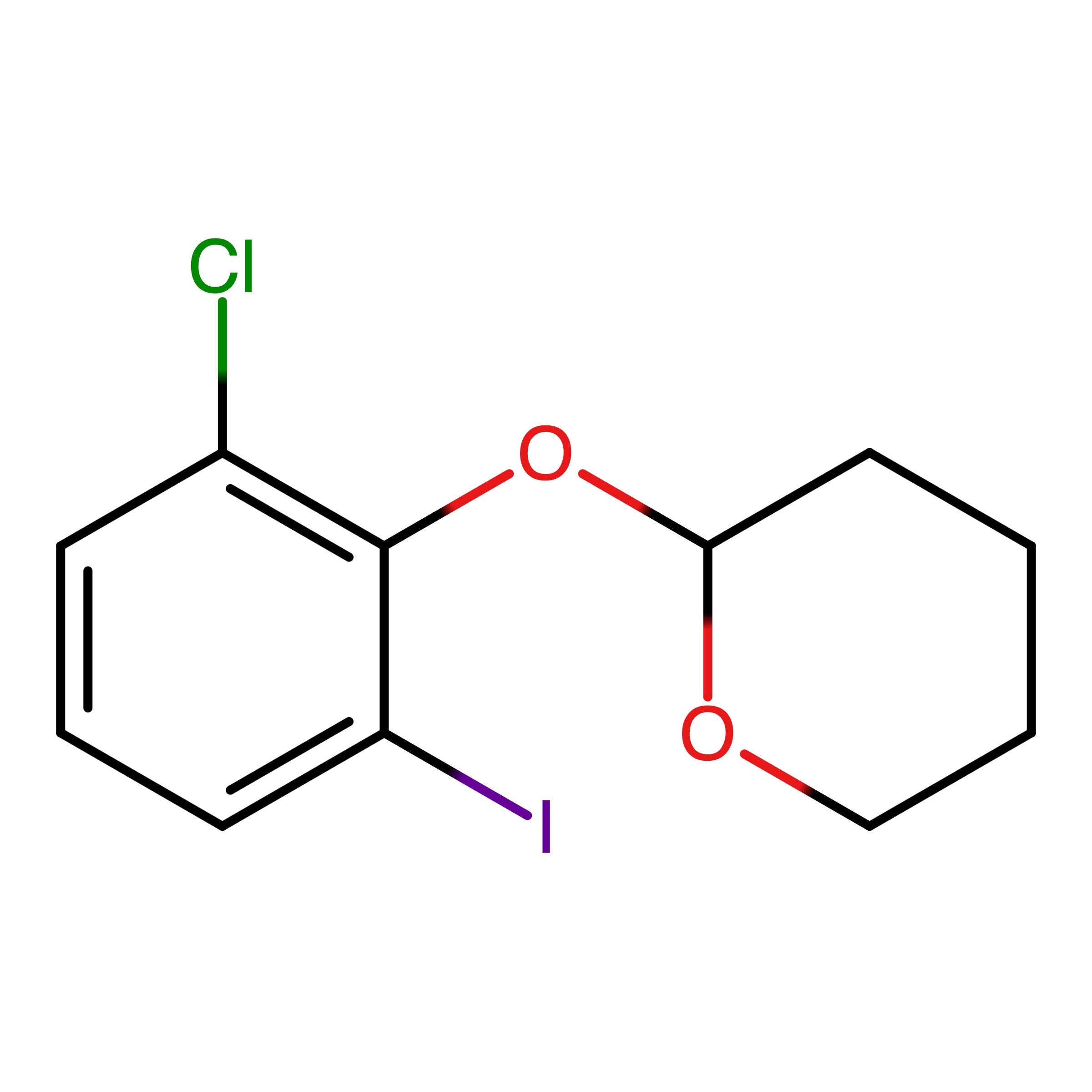 CAS RN 1202677-79-9 | 2_(2_Chloro_6_iodophenoxy)tetrahydro_2H_pyran