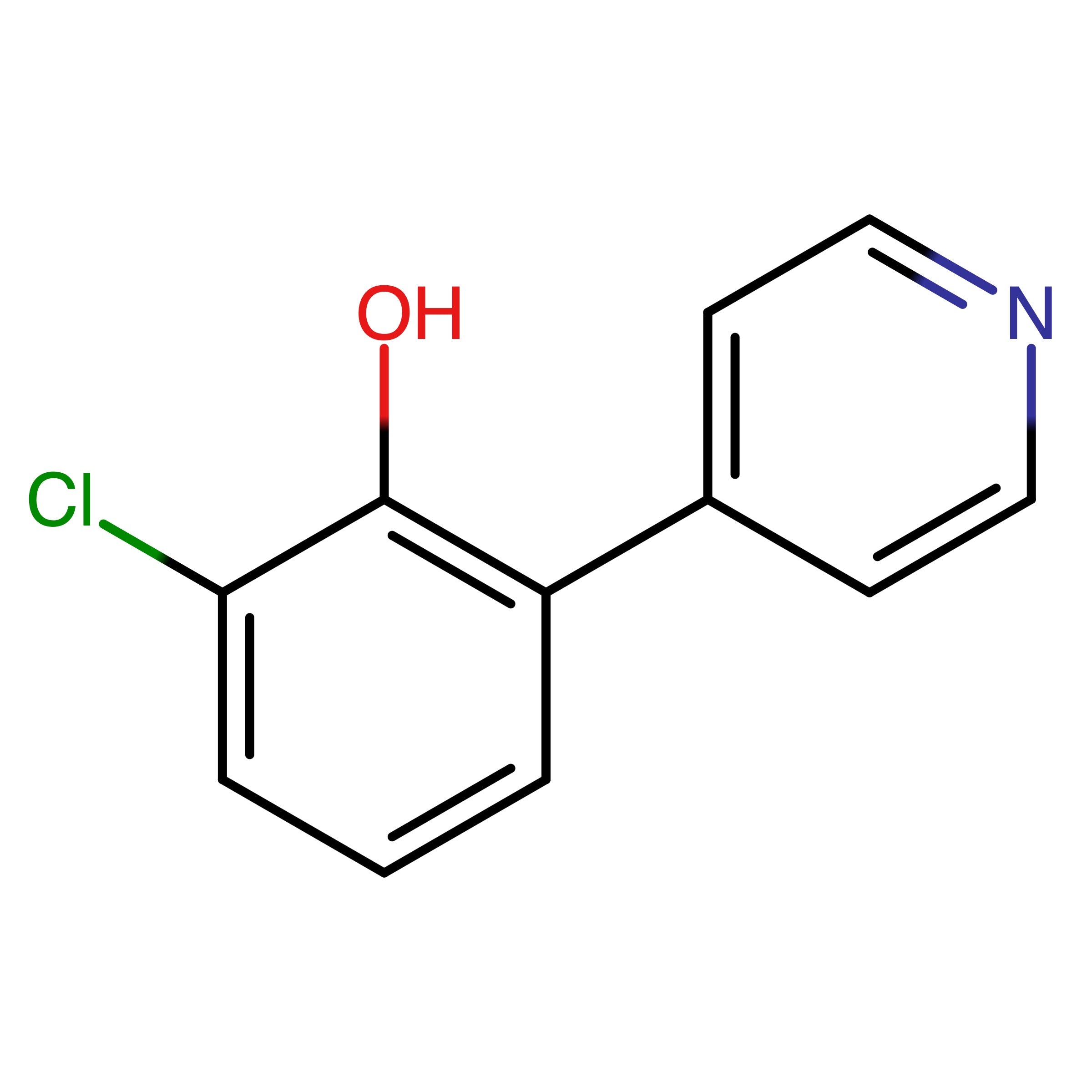 CAS RN 1202677-80-2 | 2_Chloro_6_(pyridin_4_yl)phenol