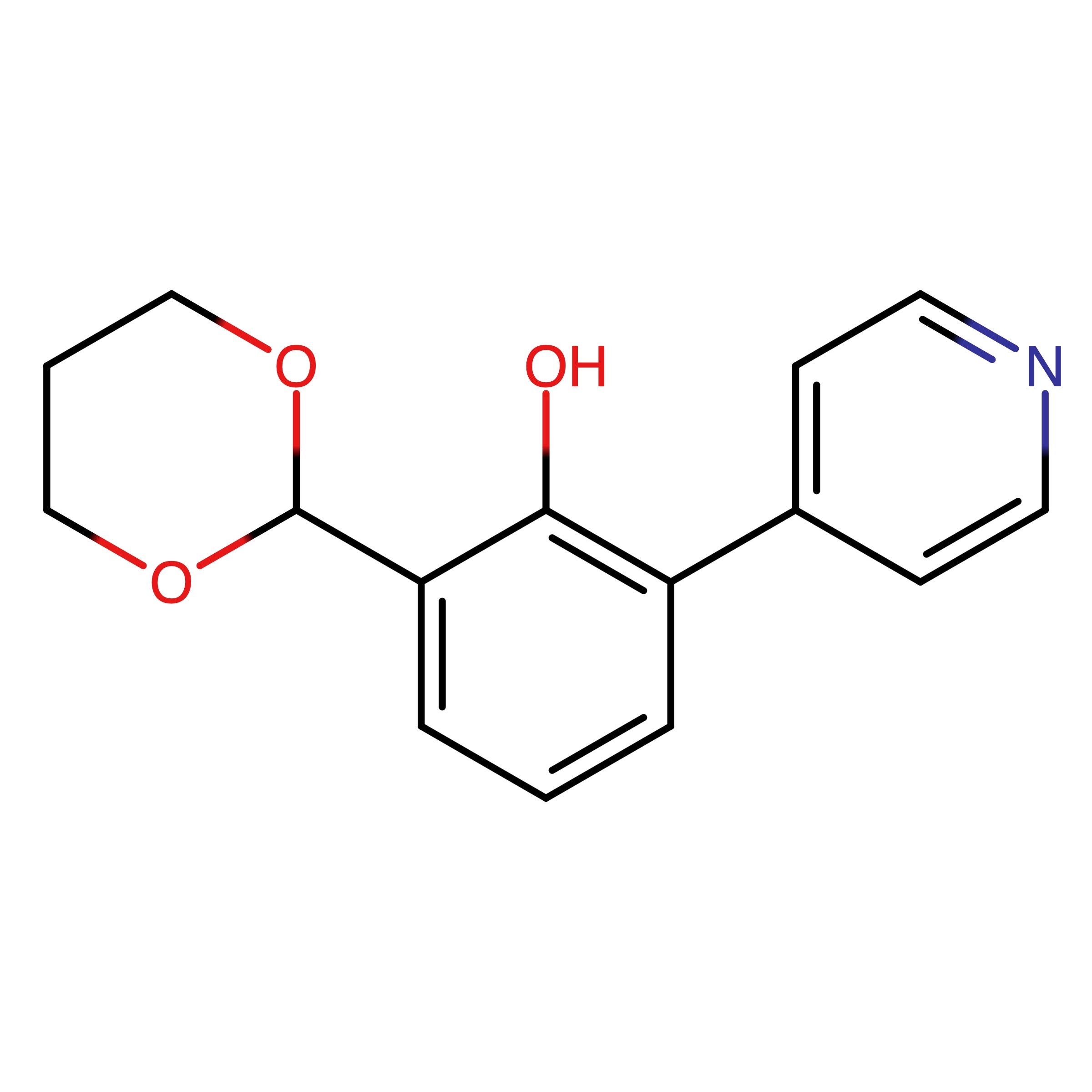 CAS RN 1202677-87-9 | 2_(1,3_Dioxan_2_yl)_6_(pyridin_4_yl)phenol
