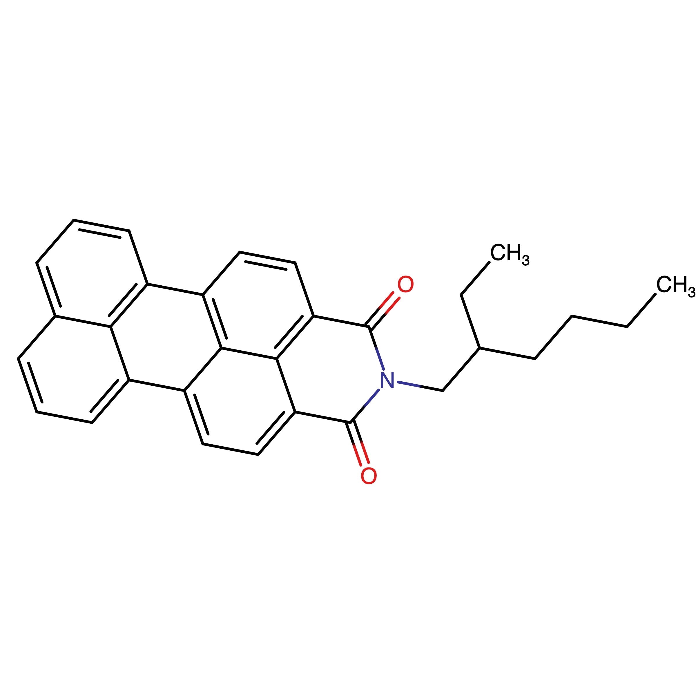 CAS RN 1207954-37-7 | N-(2-Ethylhexyl)perylene-3,4-dicarboximide