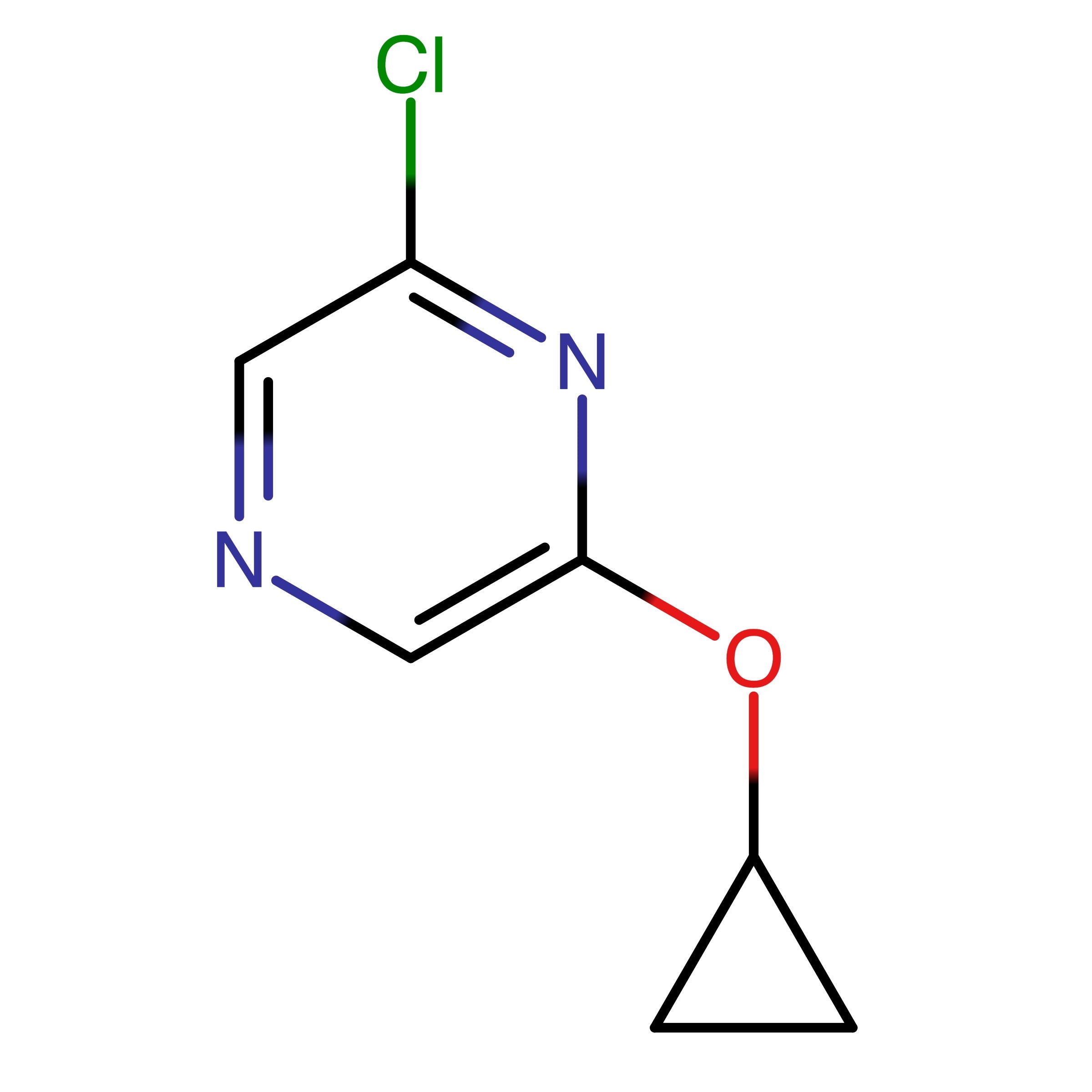CAS RN 1209459-91-5 | 2-Chloro-6-cyclopropoxypyrazine | MFCD14702630