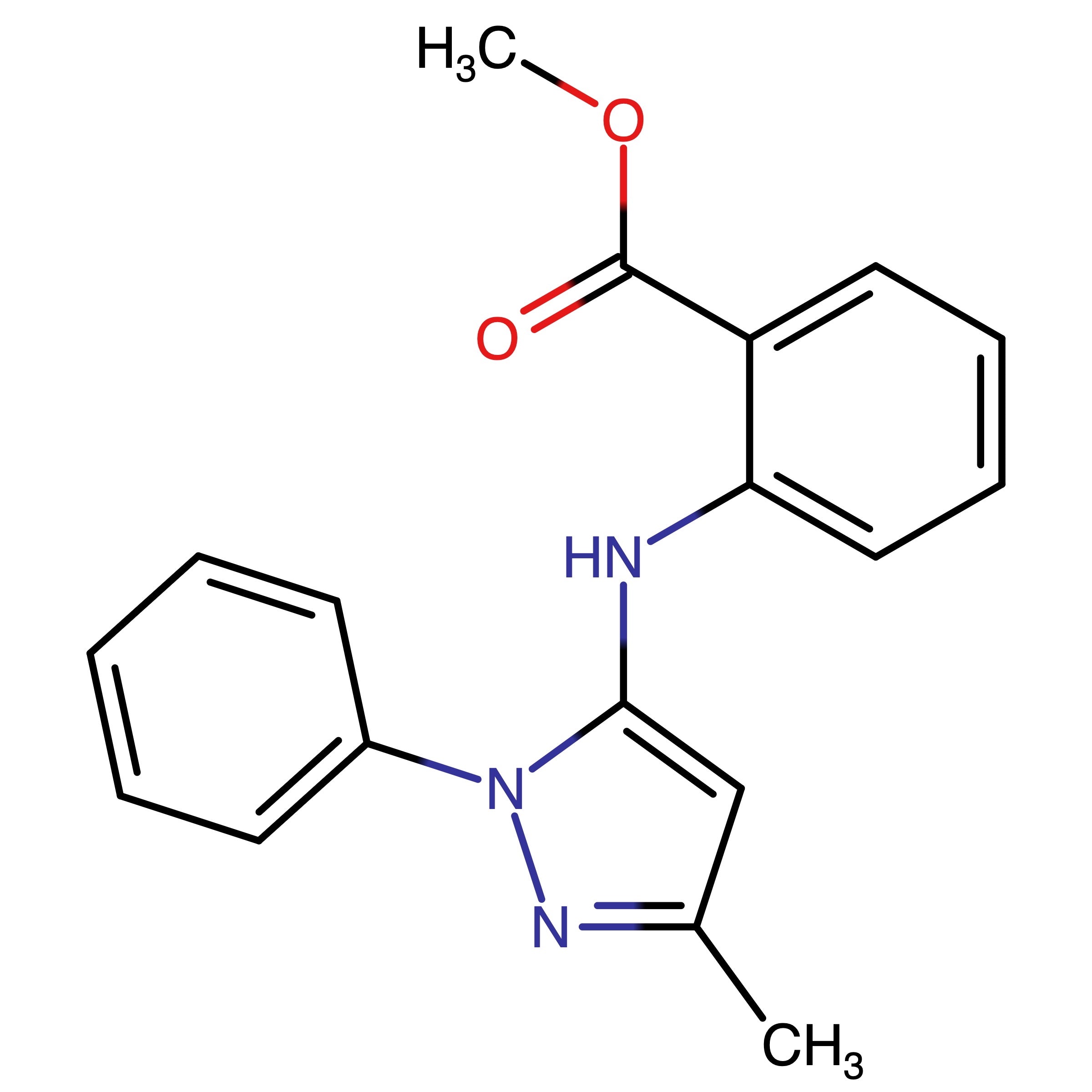 CAS RN 1209498-32-7 | Methyl 2-((3-methyl-1-phenyl-1H-pyrazol-5-yl)amino)benzenecarboxylate