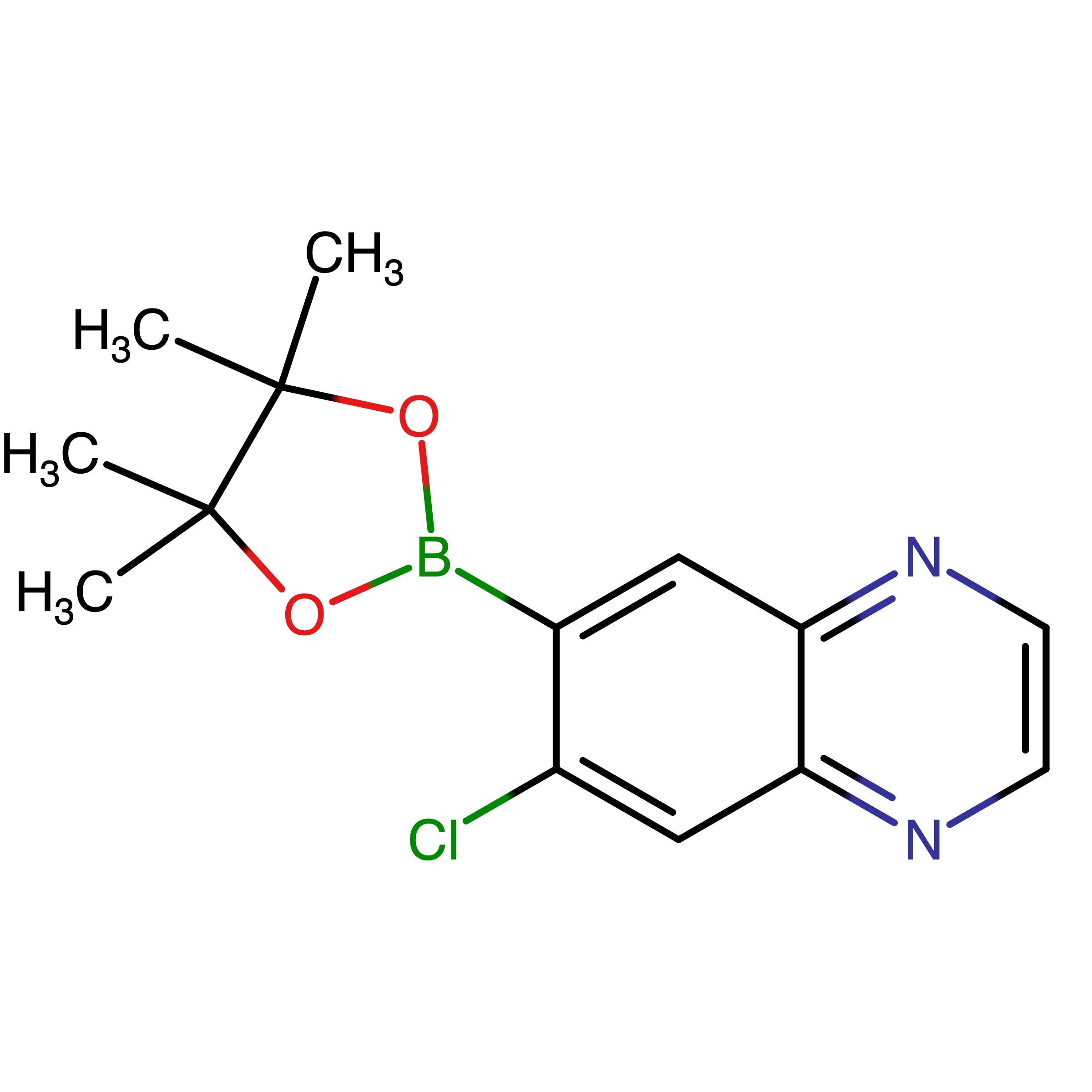 CAS RN 1210047-59-8 | 6-Chloro-7-(4,4,5,5-tetramethyl-1,3,2-dioxaborolan-2-yl)quinoxaline | MFCD18383867