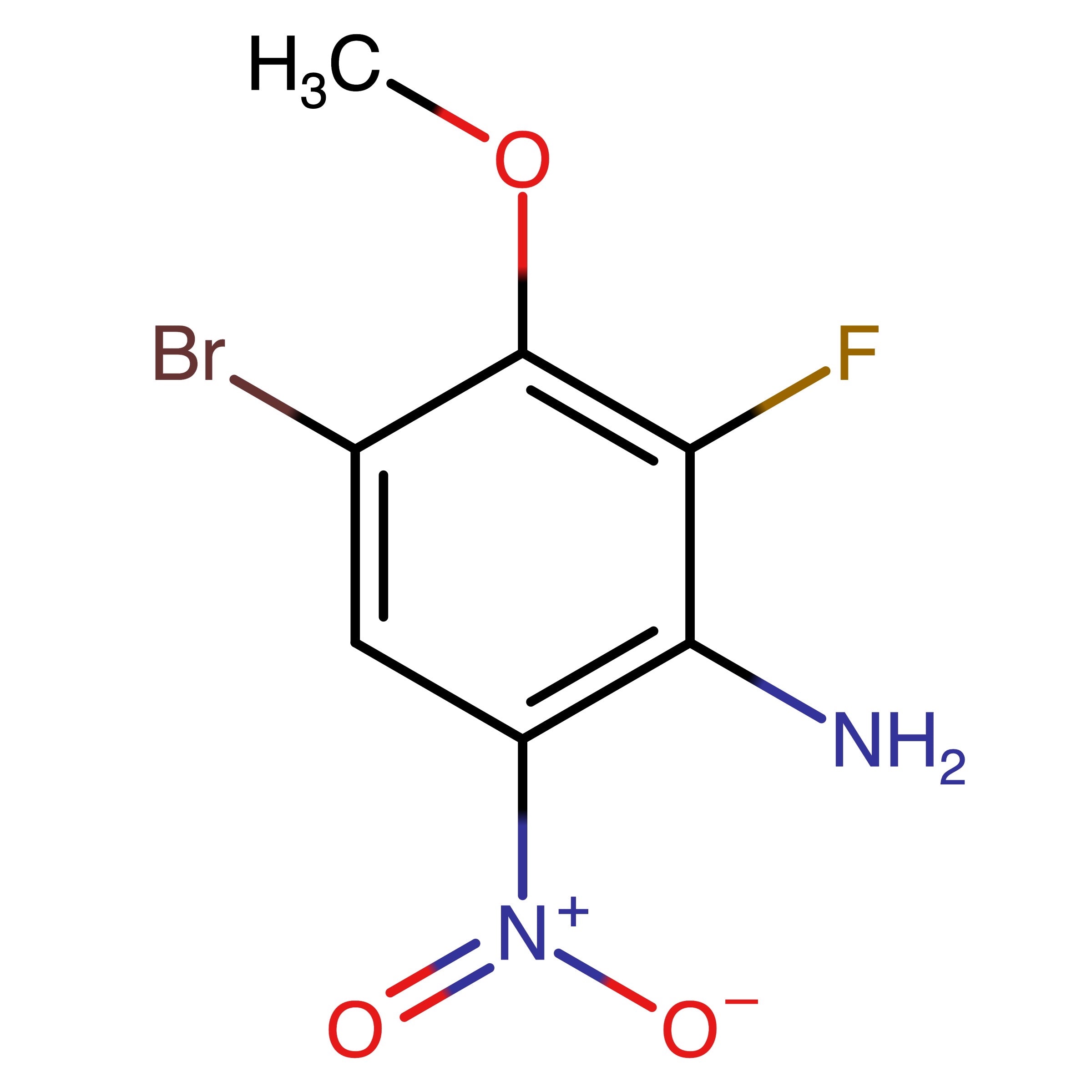 CAS RN 1210047-75-8 | 4-Bromo-2-fluoro-3-methoxy-6-nitroaniline