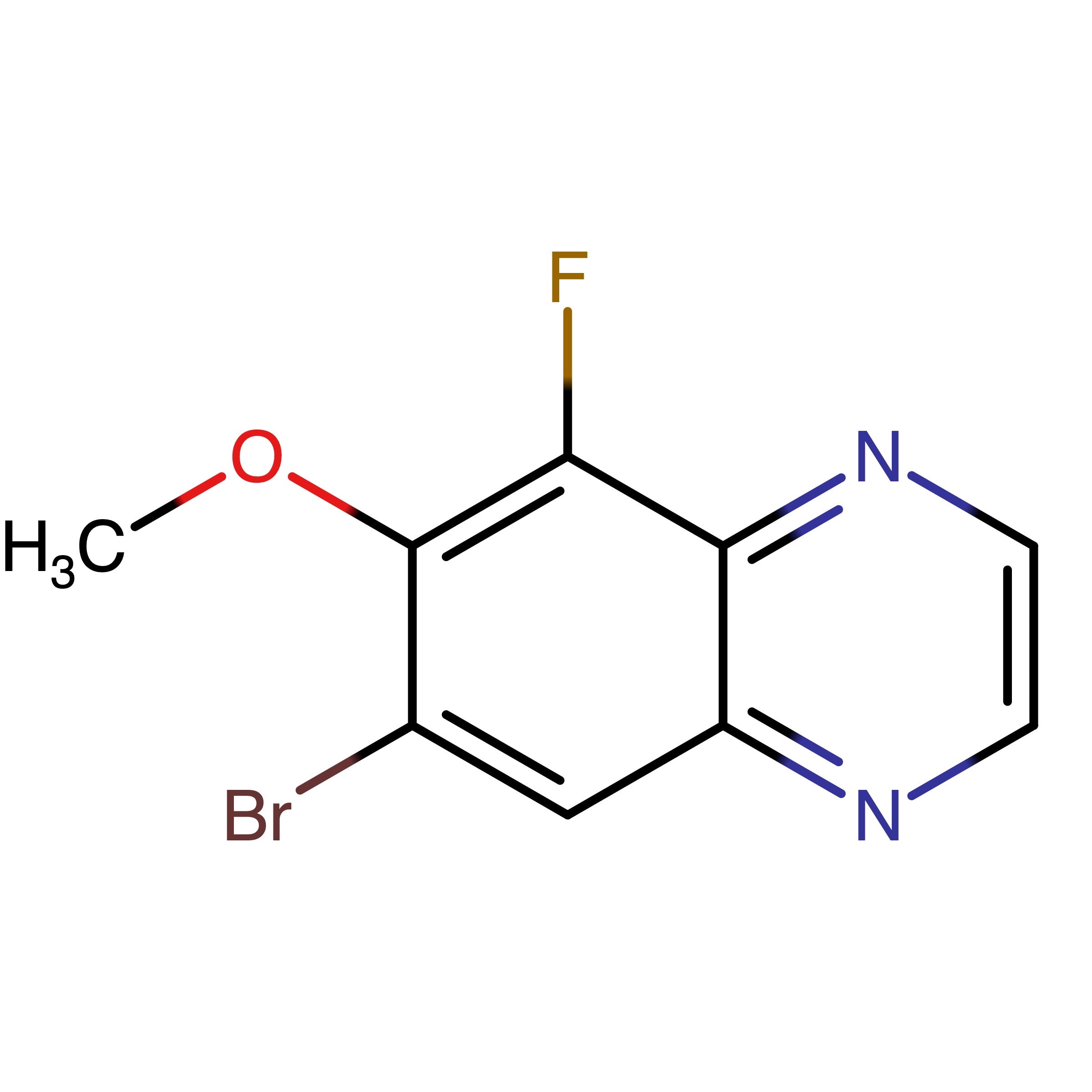 CAS RN 1210047-77-0 | 7-Bromo-5-fluoro-6-methoxyquinoxaline