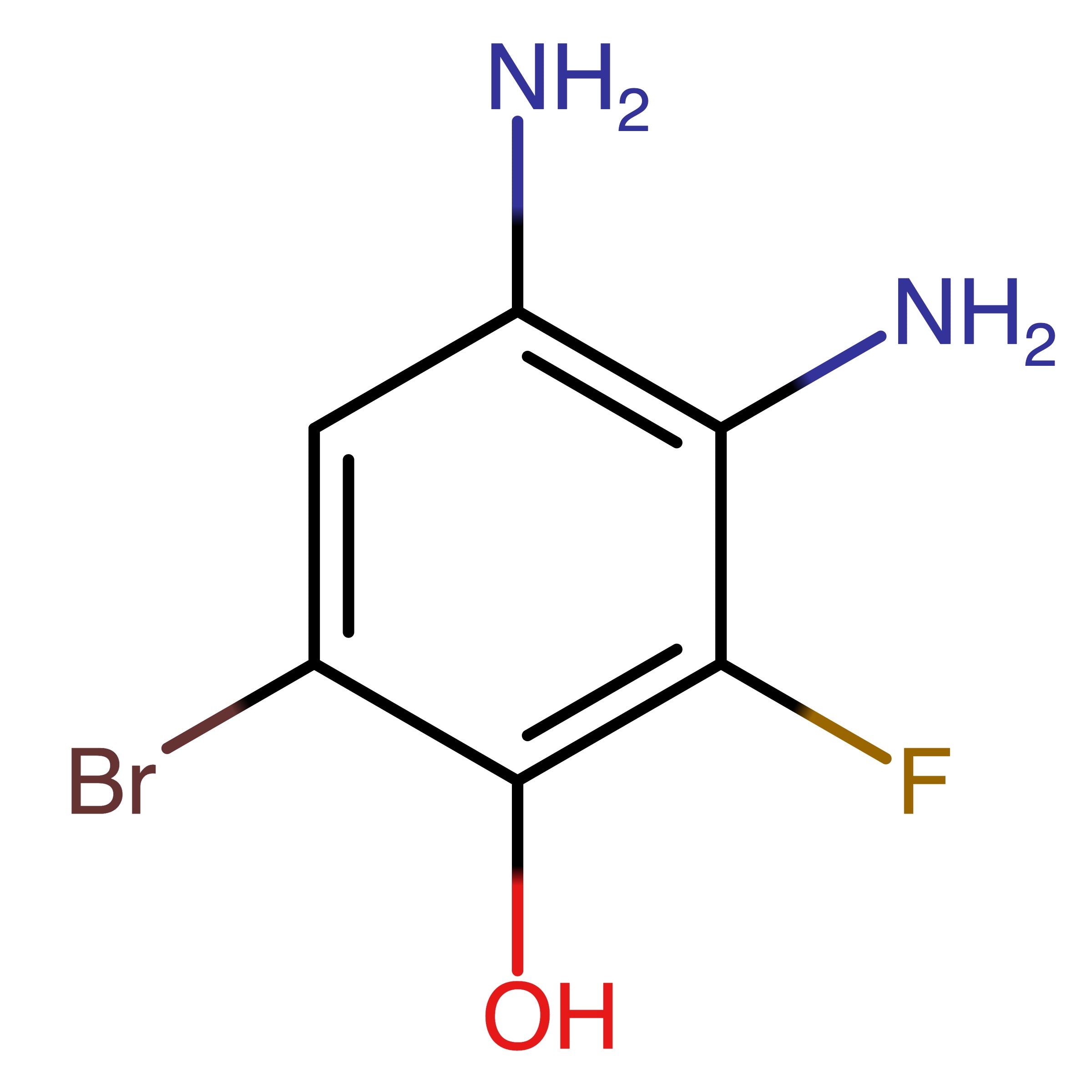 CAS RN 1210047-89-4 | 3,4-Diamino-6-bromo-2-fluorophenol