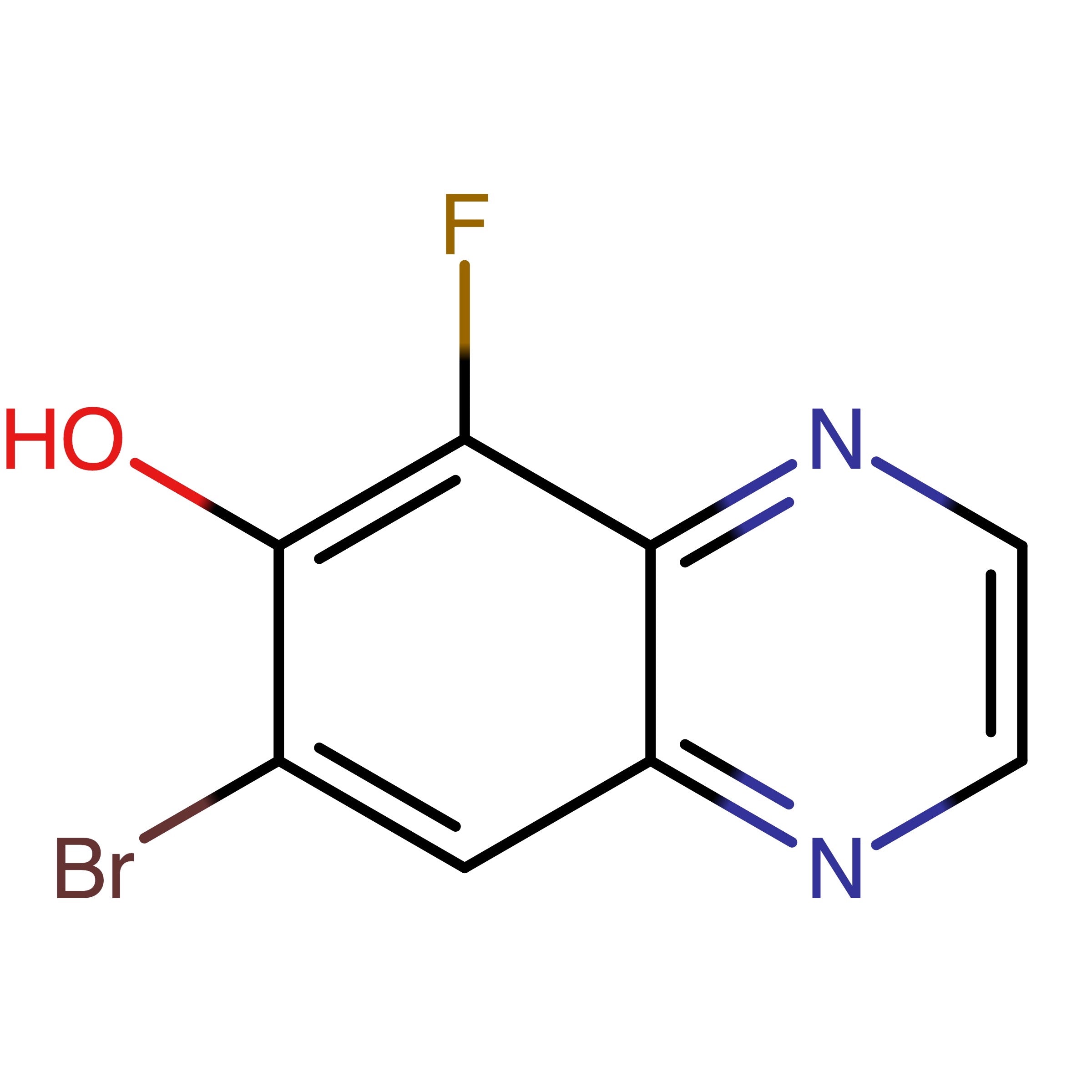 CAS RN 1210047-90-7 | 7-Bromo-5-fluoroquinoxalin-6-ol