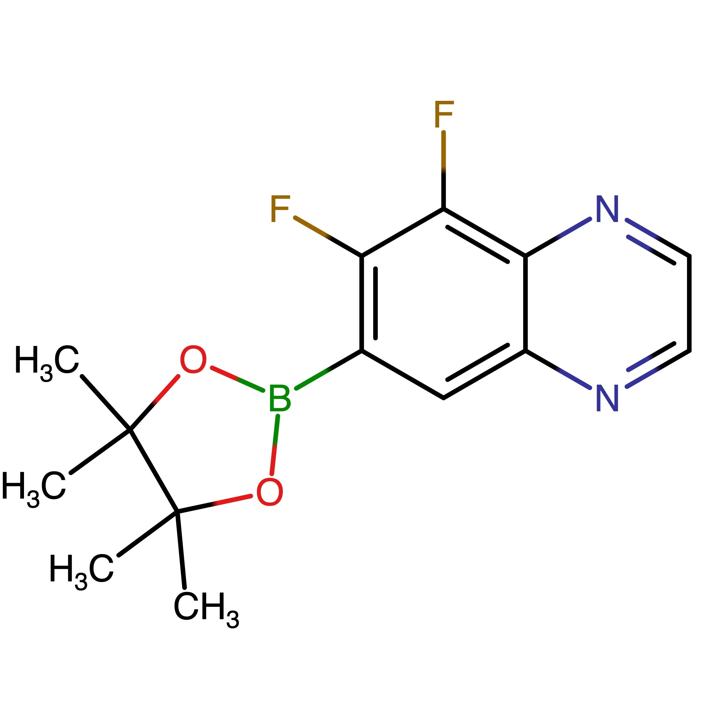 CAS RN 1210048-14-8 | 5,6-Difluoro-7-(4,4,5,5-tetramethyl-1,3,2-dioxaborolan-2-yl)quinoxaline