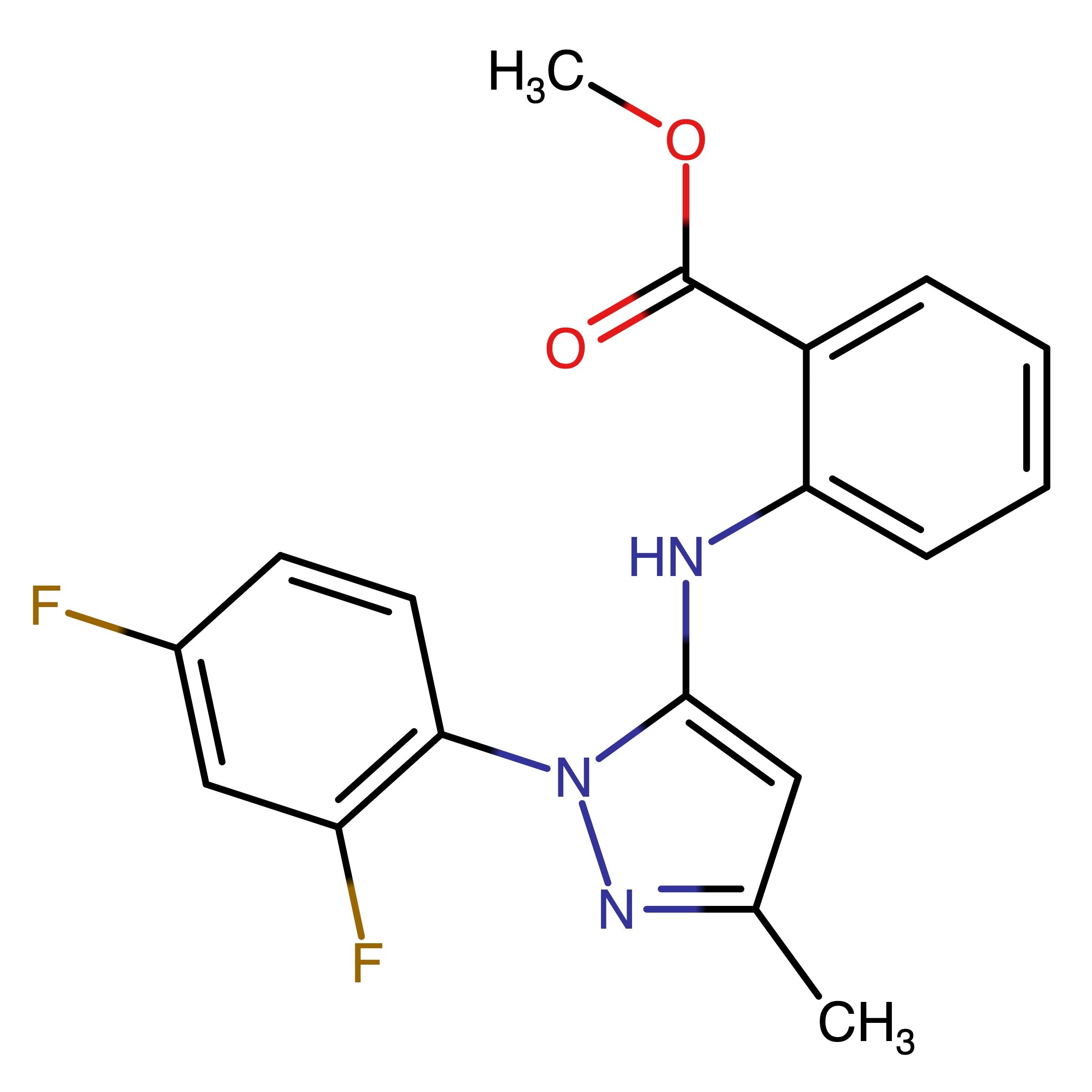 CAS RN 1210048-40-0 | Methyl 2-((1-(2,4-difluorophenyl)-3-methyl-1H-pyrazol-5-yl)amino)benzoate