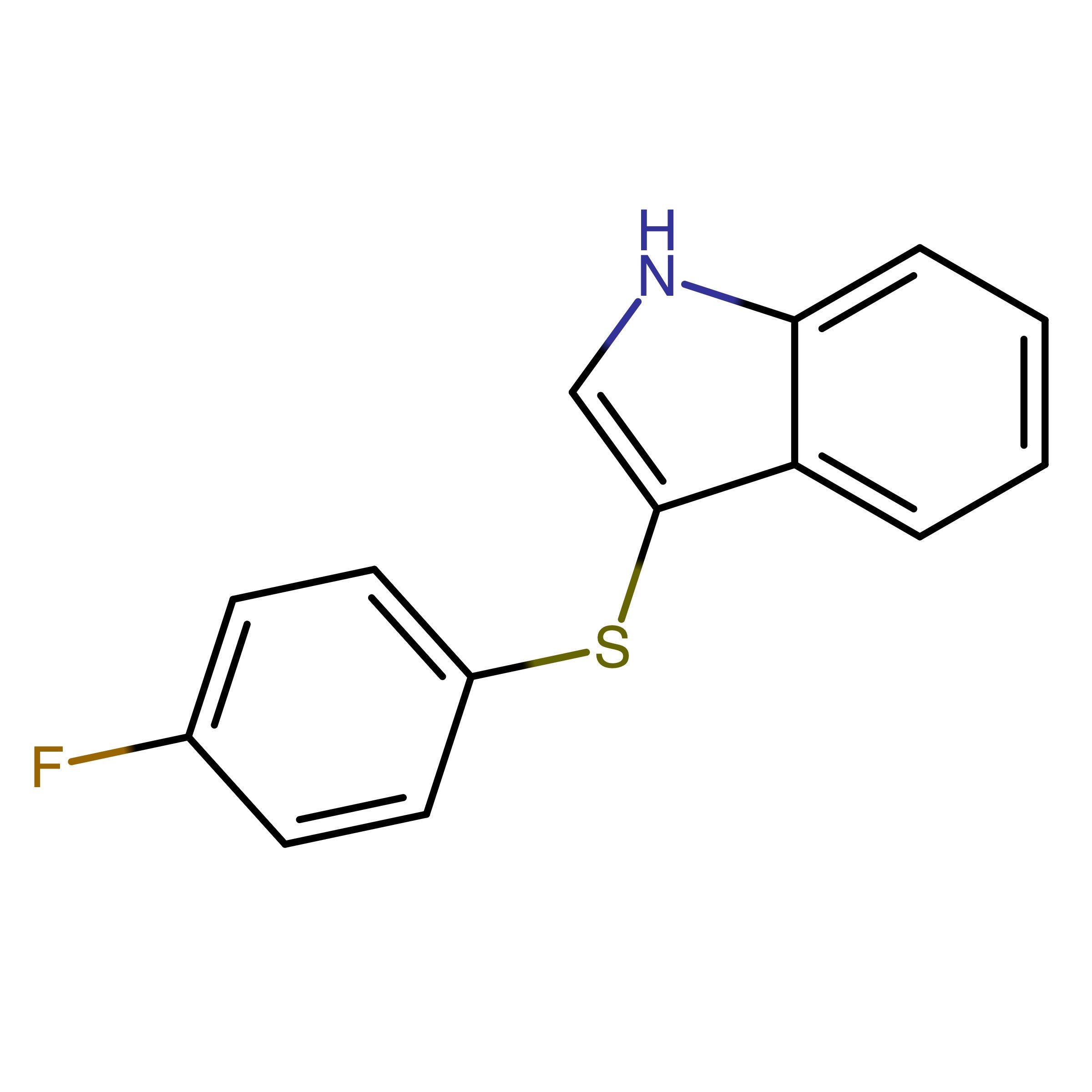 CAS RN 1210054-34-4 | 3-((4-Fluorophenyl)thio)-1H-indole