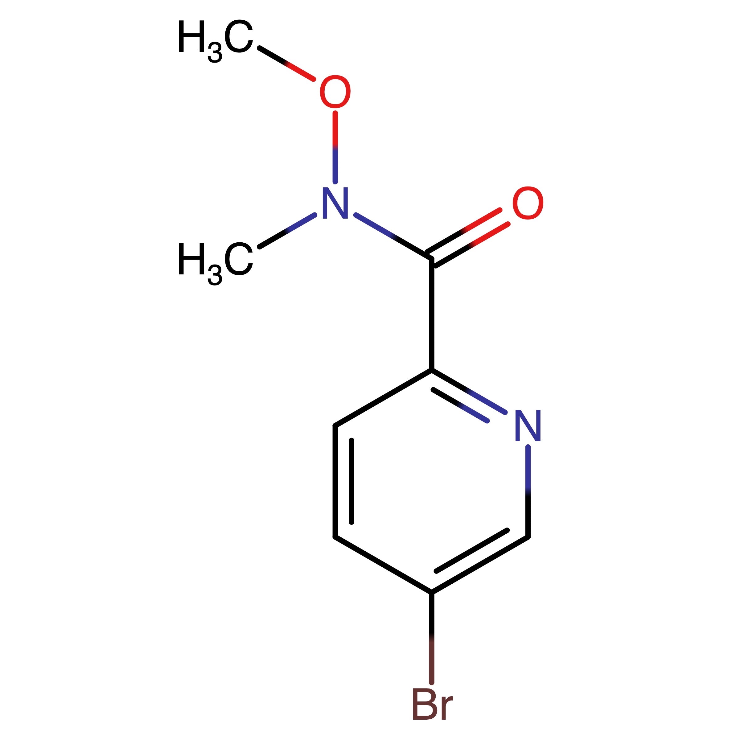 CAS RN 1211592-38-9 | 5-Bromo-N-methoxy-N-methylpicolinamide | MFCD16036444