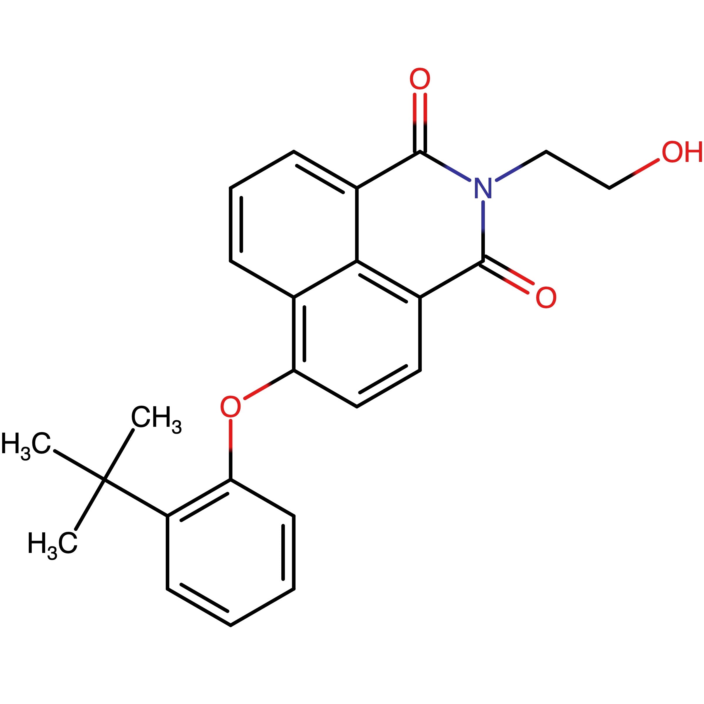 CAS RN 1212005-16-7 | 4-(2-tert-Butylphenoxy)-N-(2-hydroxyethyl)-1,8-naphthalimide
