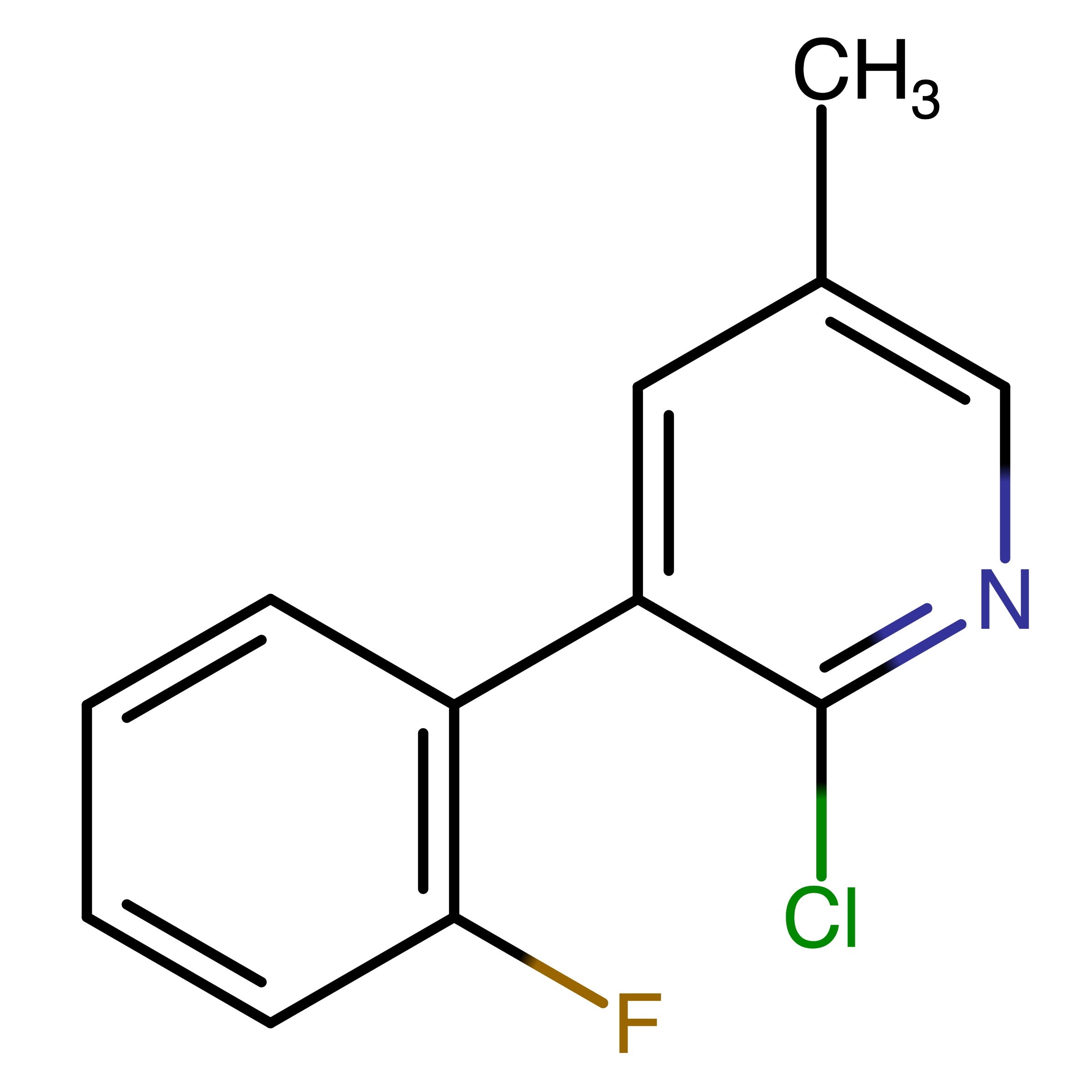 CAS RN 1214373-59-7 | 2-Chloro-3-(2-fluorophenyl)-5-methylpyridine