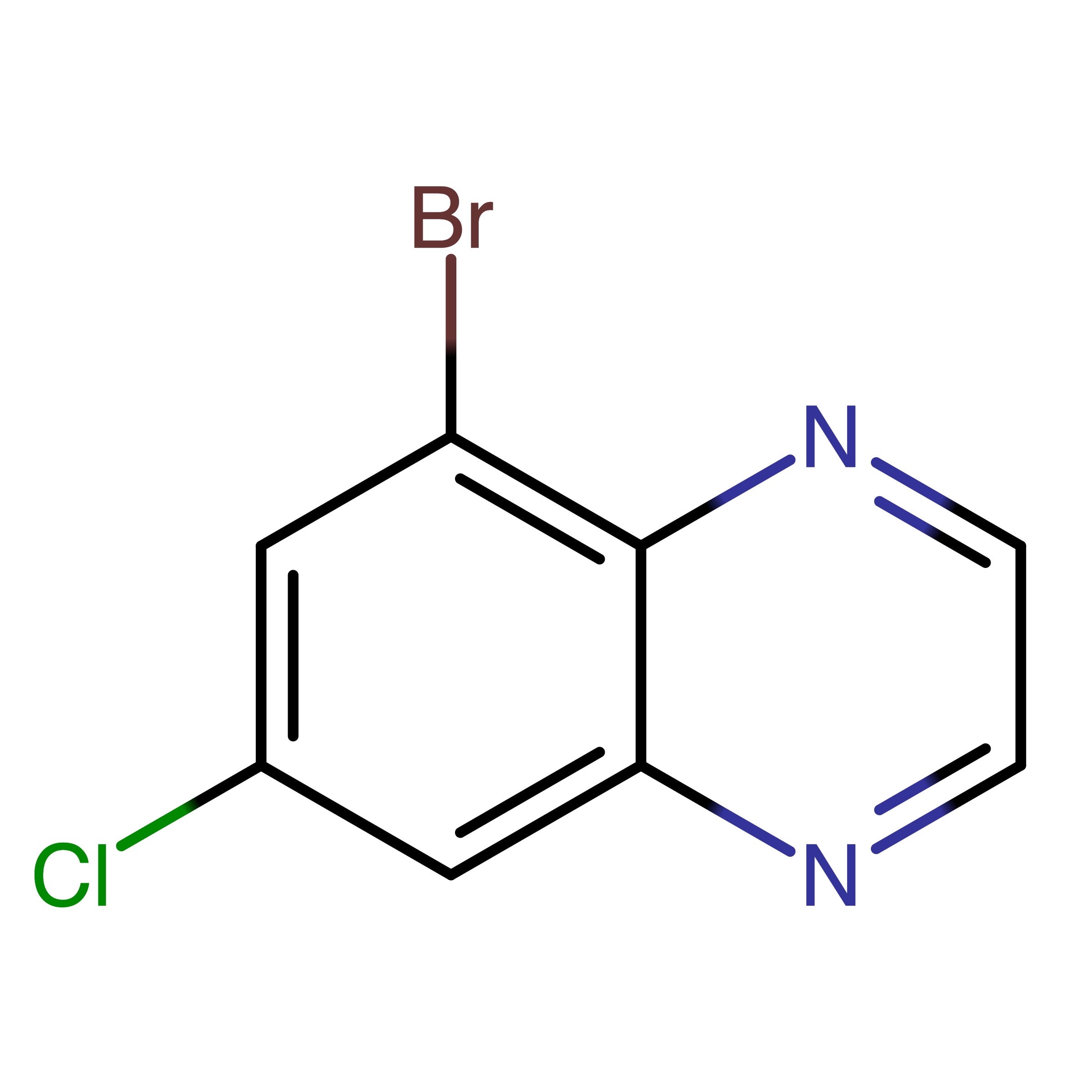 CAS RN 1215205-87-0 | 5-Bromo-7-chloroquinoxaline | MFCD15143560