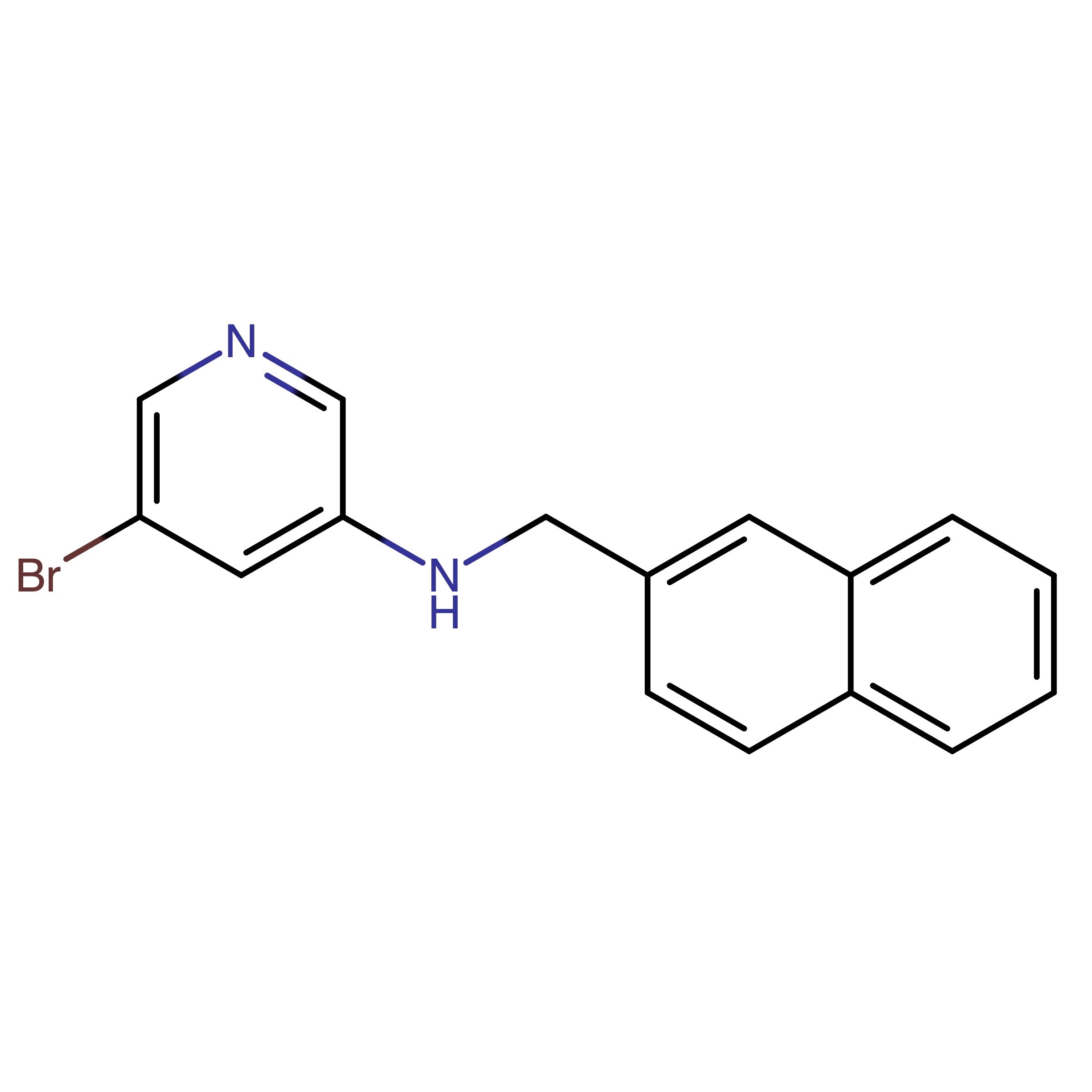 CAS RN 1220690-59-4 | 5-Bromo-N-(naphthalen-2-ylmethyl)pyridin-3-amine