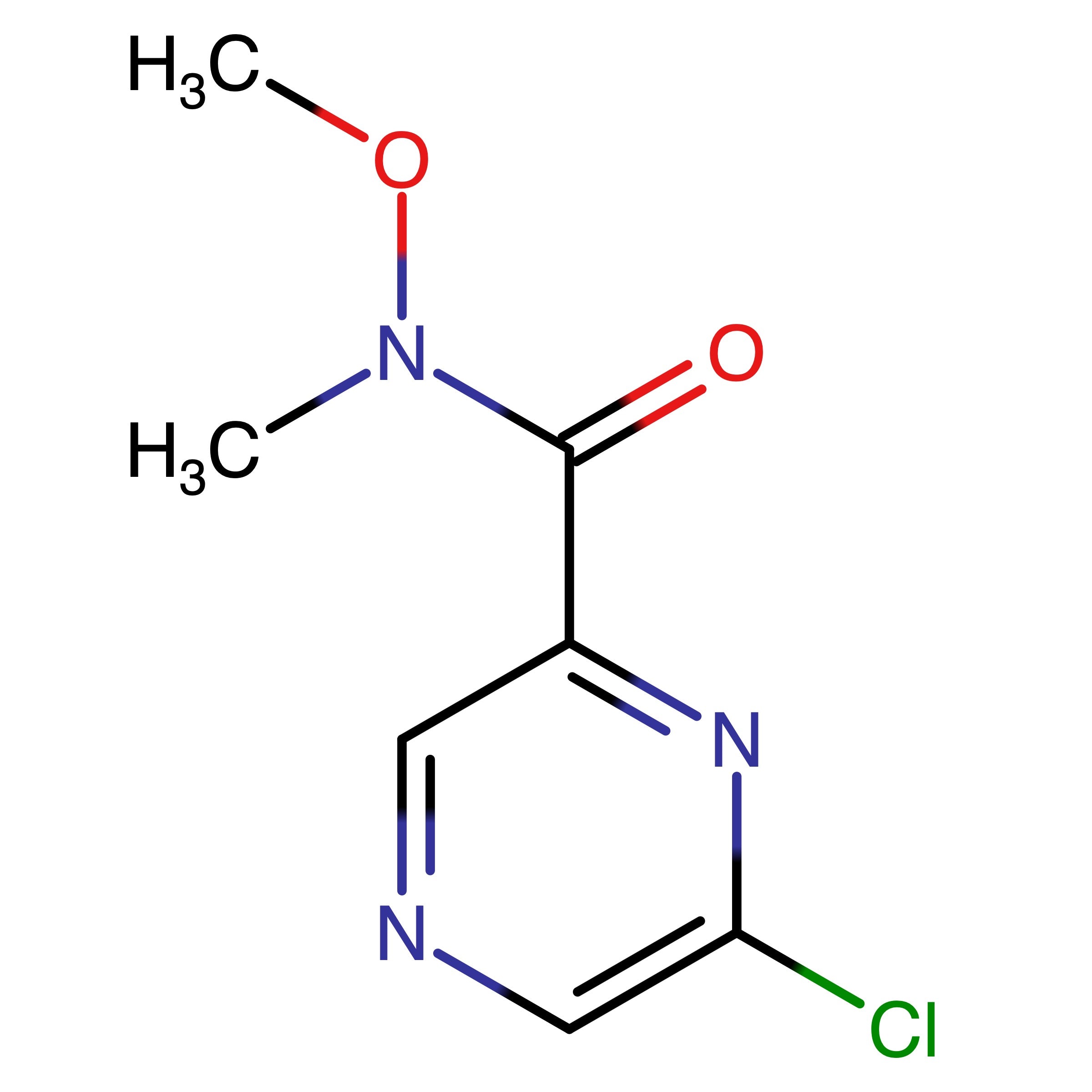 CAS RN 1223444-91-4 | 6-Chloro-N-Methoxy-N-methylpyrazine-2-carboxamide | MFCD17167334