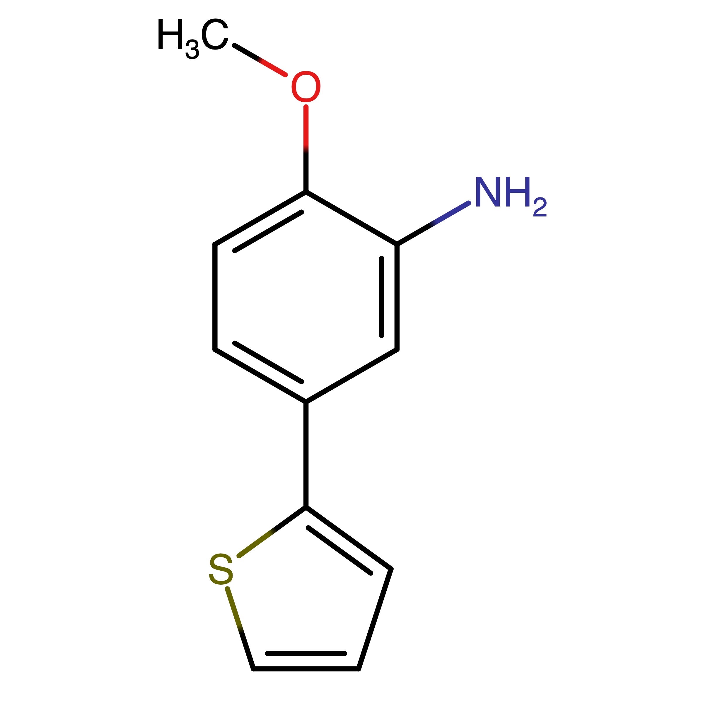 CAS RN 1226203-42-4 | 2-Methoxy-5-(thiophen-2-yl)aniline