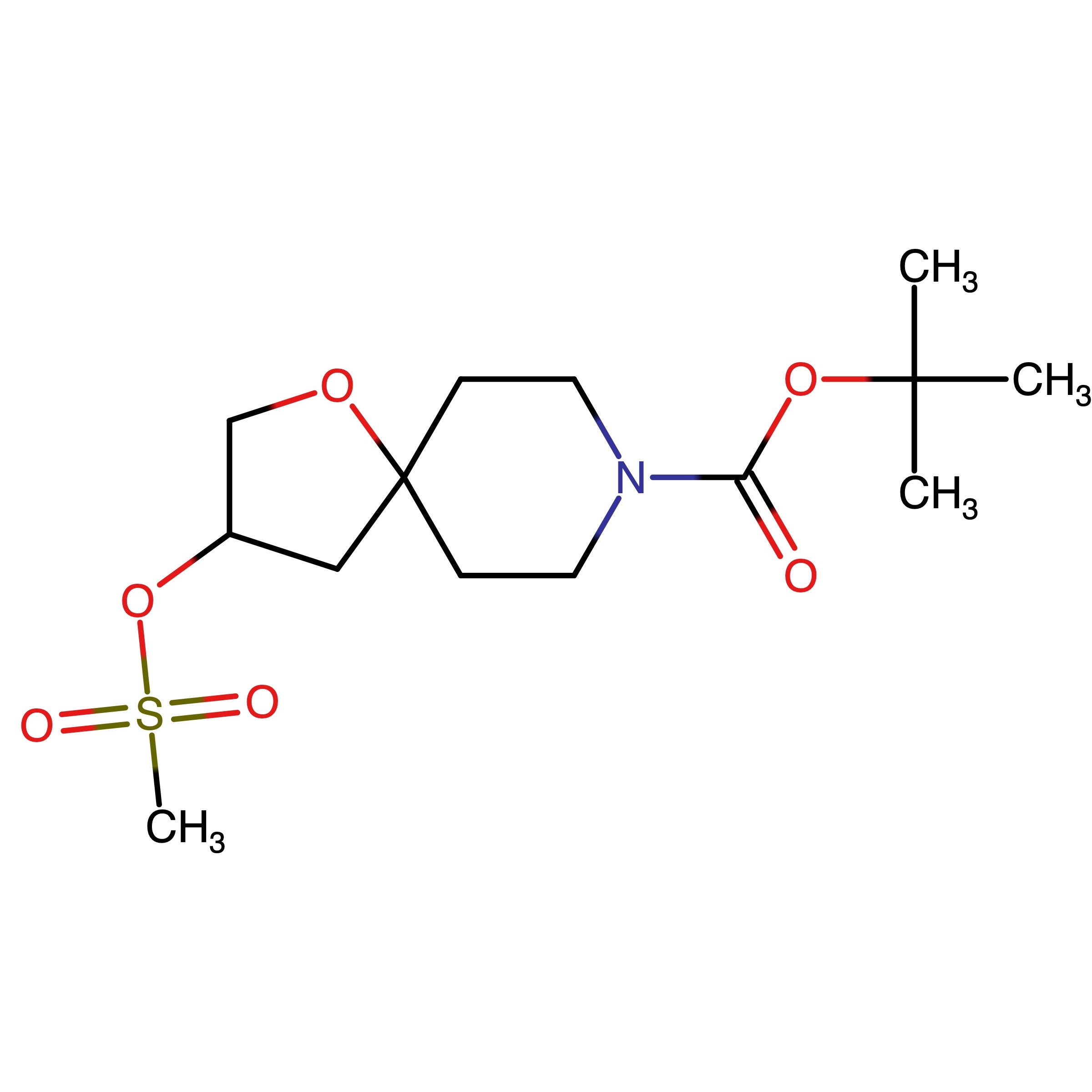 CAS RN 1227473-16-6 | tert-Butyl 3-methylsulfonyloxy-1-oxa-8-azaspiro[4.5]decane-8-carboxylate