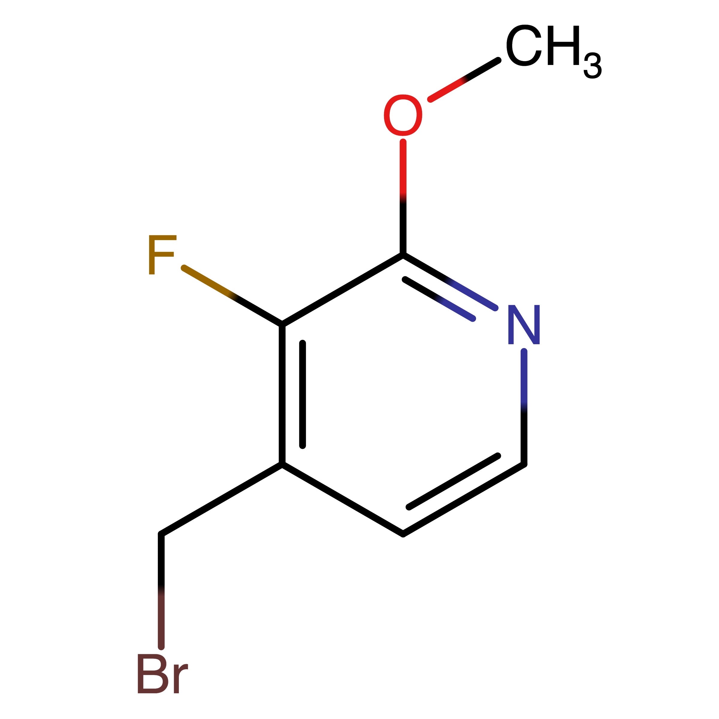 CAS RN 1227575-28-1 | 4-(Bromomethyl)-3-fluoro-2-methoxypyridine