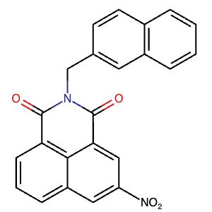 1229445-61-7 | 2-(Naphthalen-2-ylmethyl)-5-nitro-1H-benzo[de]isoquinoline-1,3(2H)-dione - Hoffman Fine Chemicals