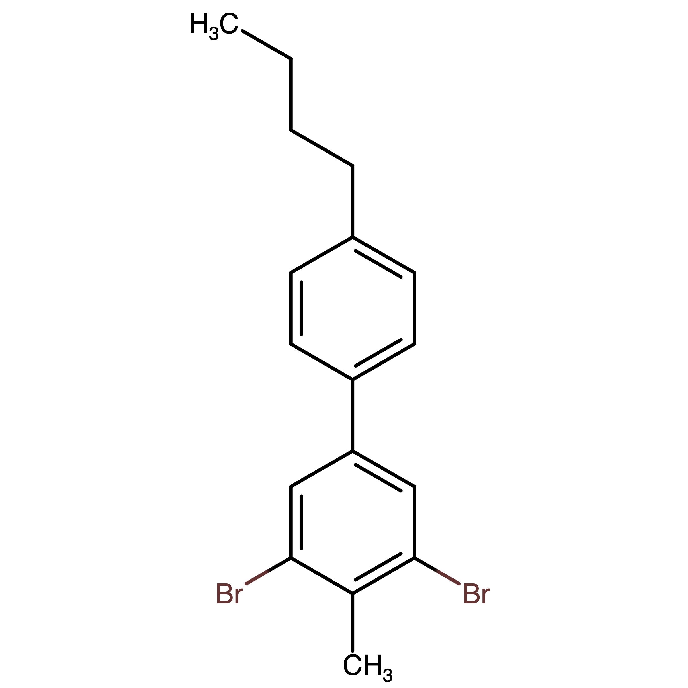 CAS RN 1236348-87-0 | 1,3-Dibromo-5-(4-butylphenyl)-2-methylbenzene