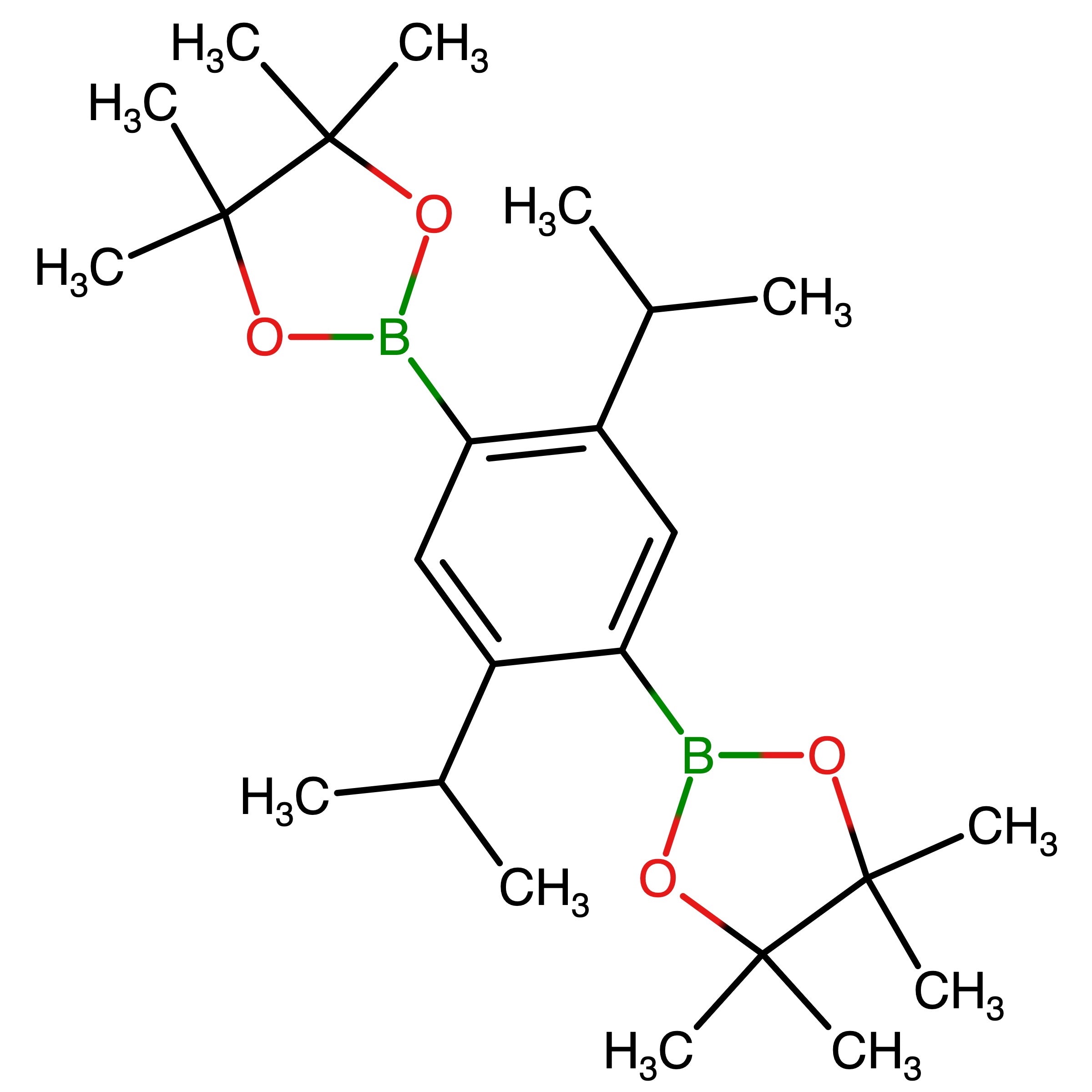 CAS RN 1236349-06-6 | 2,2'-(2,5-Diisopropyl-1,4-phenylene)bis(4,4,5,5-tetramethyl-1,3,2-dioxaborolane)