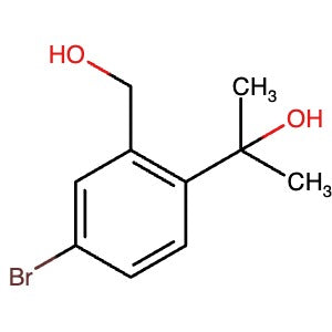 1236409-37-2 | 2-(4-Bromo-2-(hydroxymethyl)phenyl)propan-2-ol - Hoffman Fine Chemicals